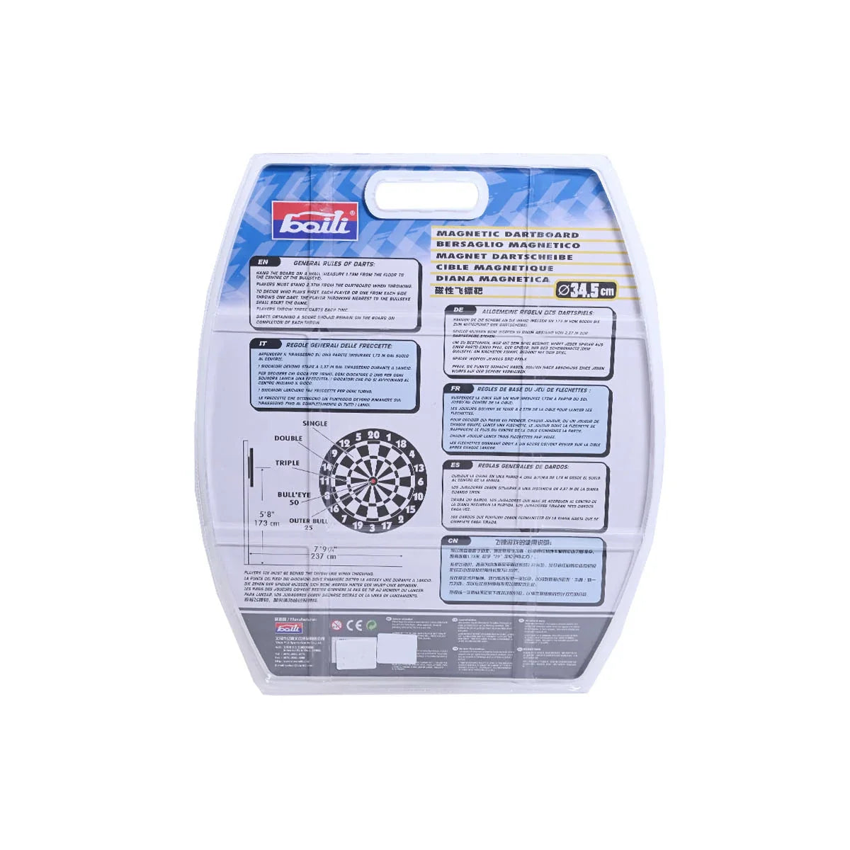 Magnetic Dart Board With 6 Darts DB-1(14 inch)