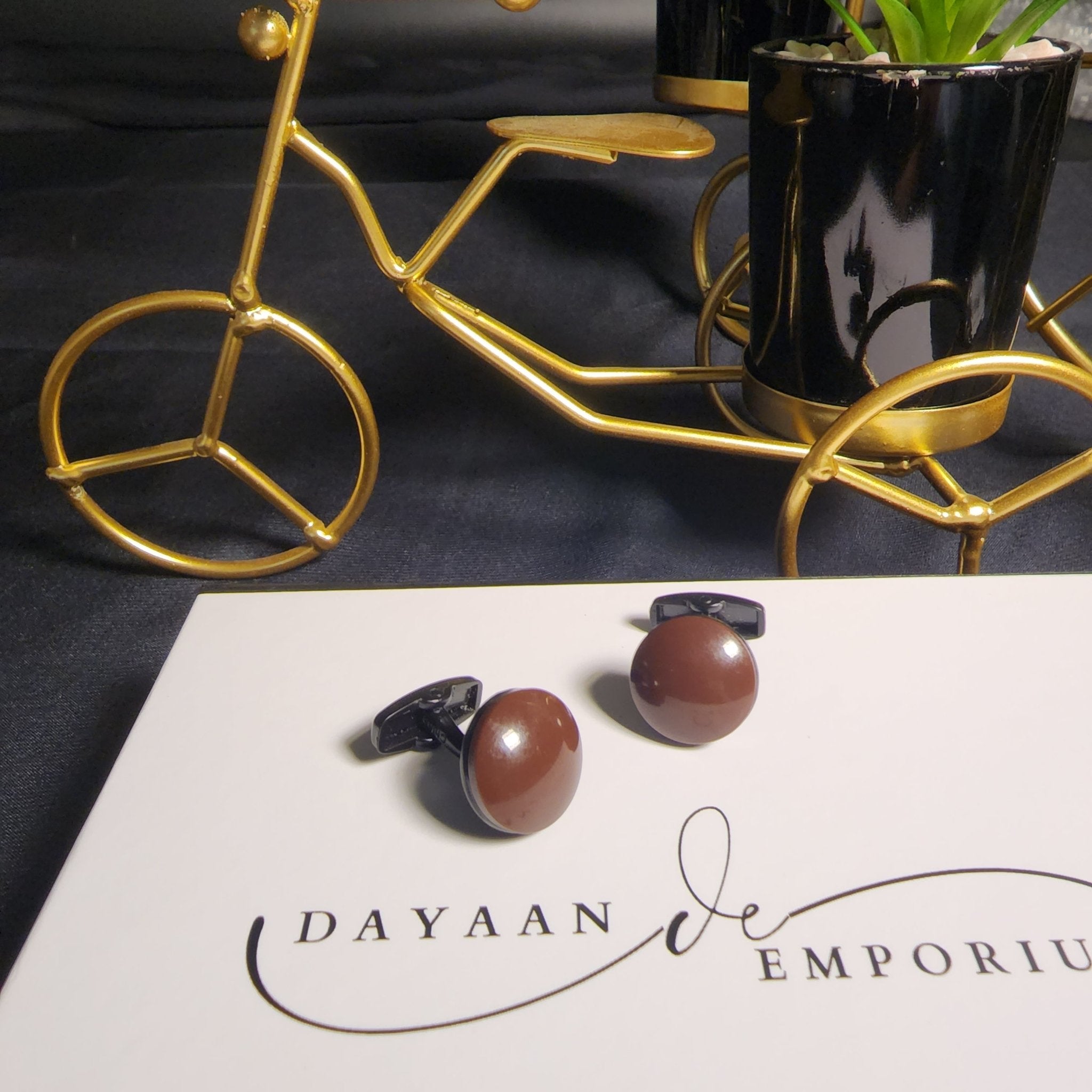 Premium Quality Cufflinks for Men C - 43 - Dayaan Emporium