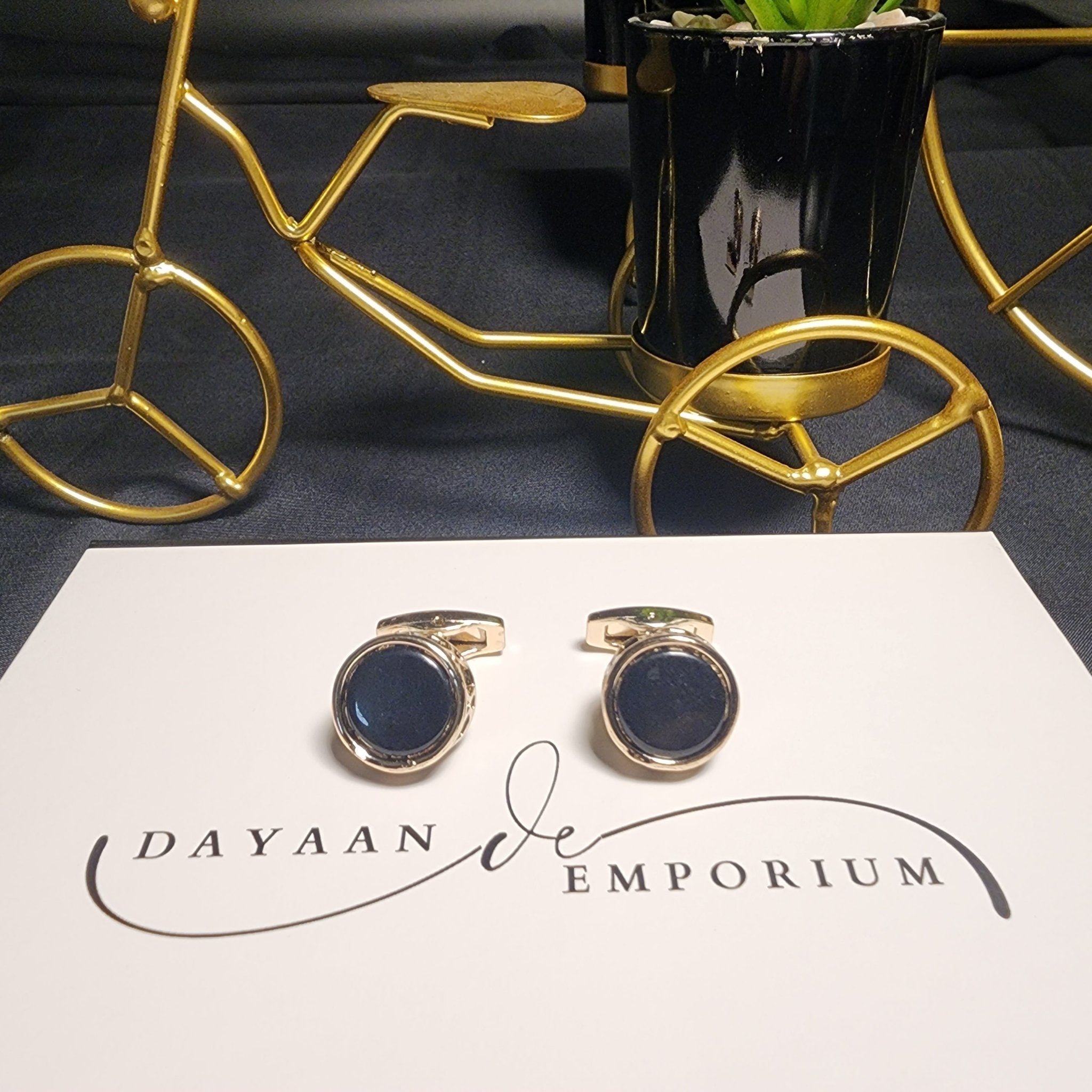 Premium Quality Cufflinks for Men C - 46 - Dayaan Emporium
