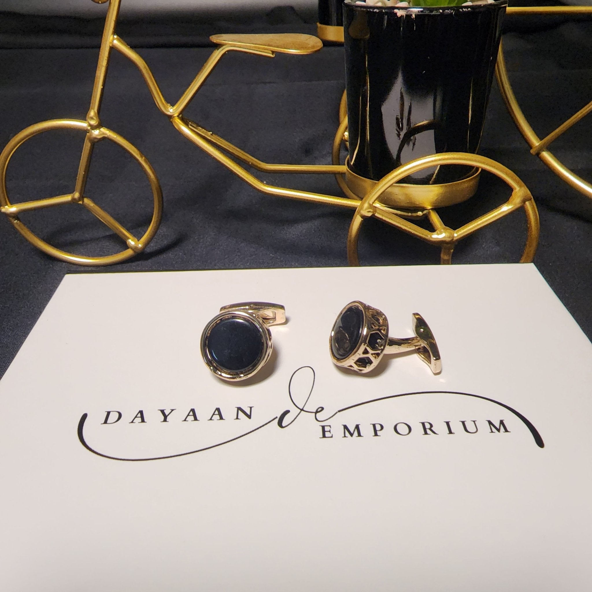 Premium Quality Cufflinks for Men C - 46 - Dayaan Emporium