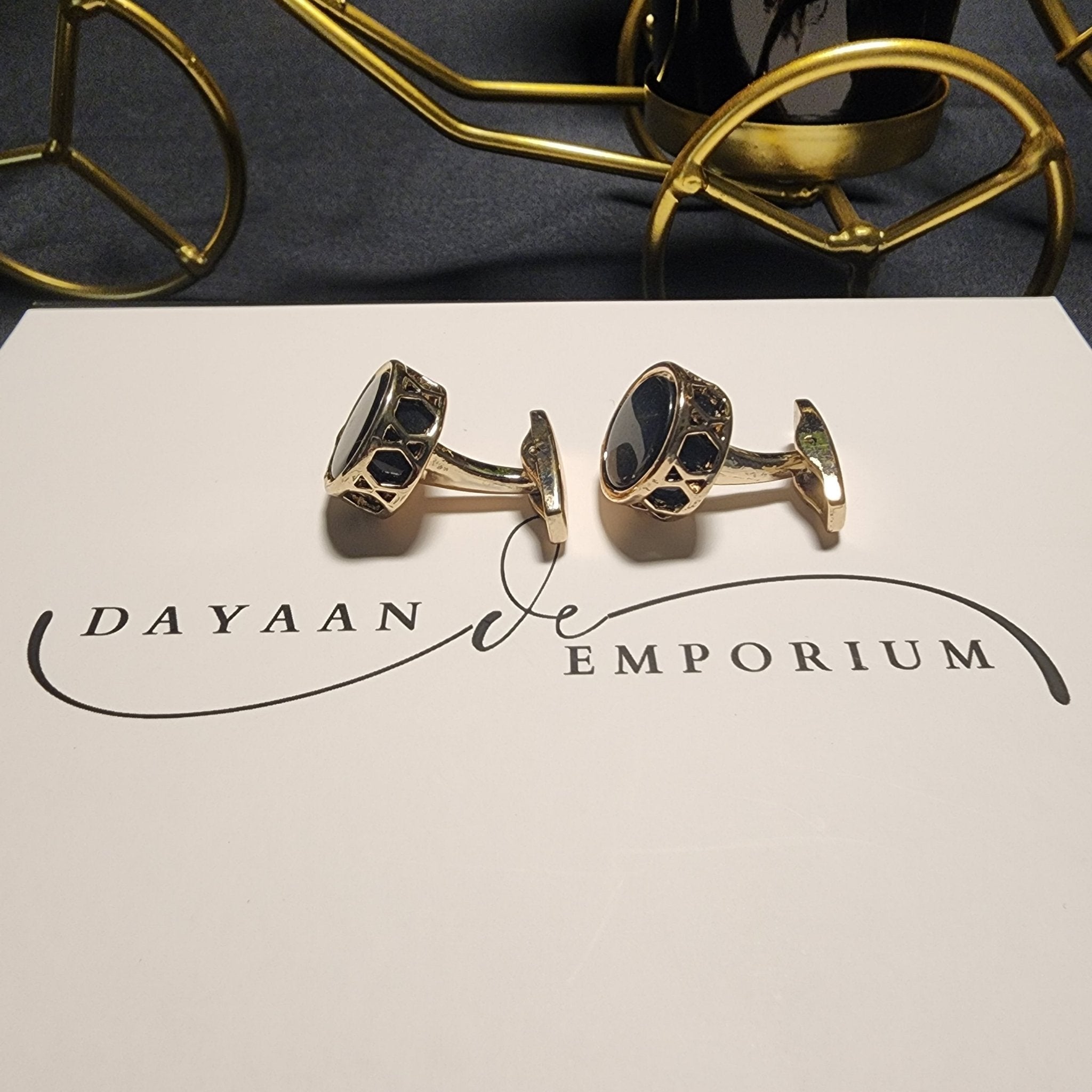 Premium Quality Cufflinks for Men C - 46 - Dayaan Emporium