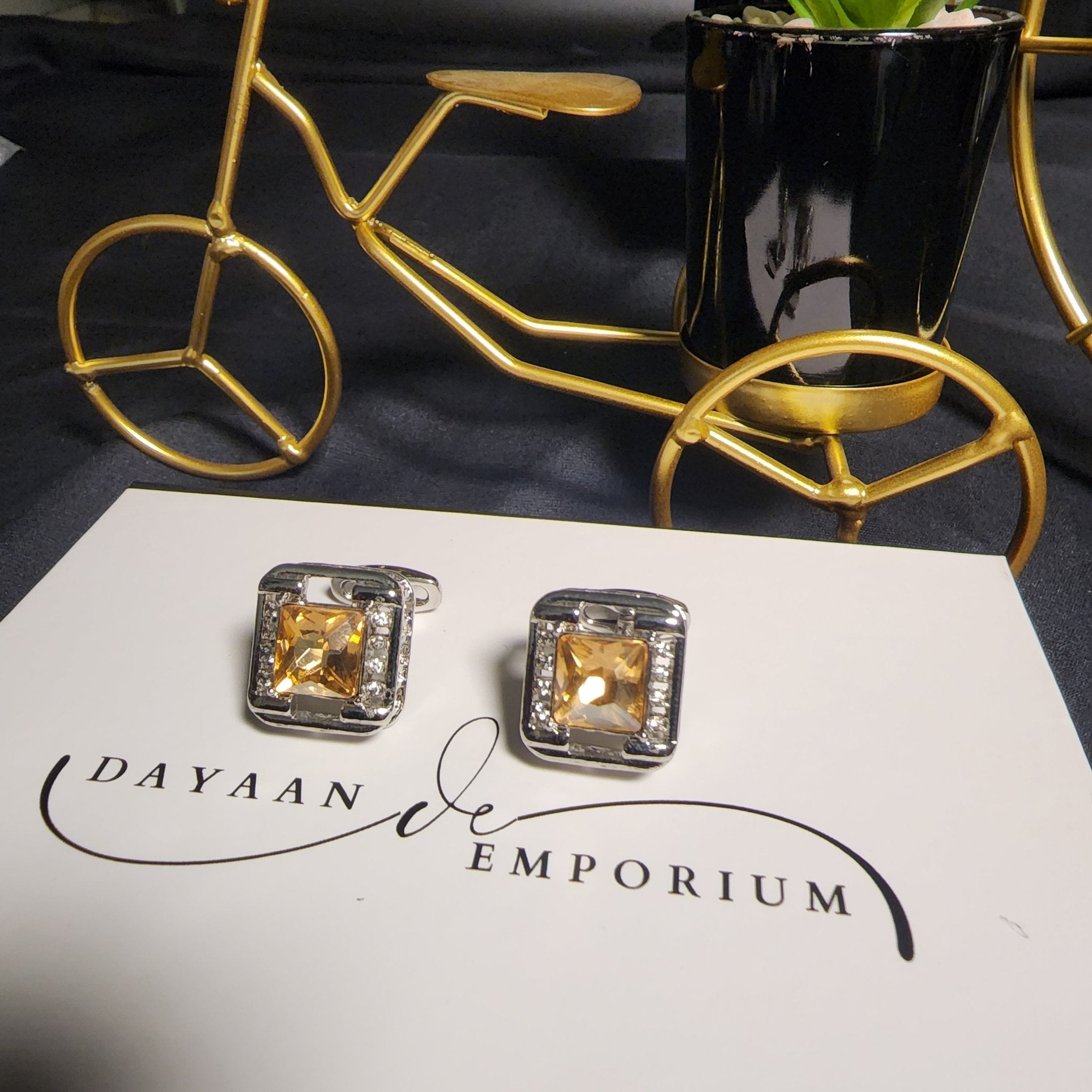 Premium Quality Cufflinks for Men C - 32 - Dayaan Emporium