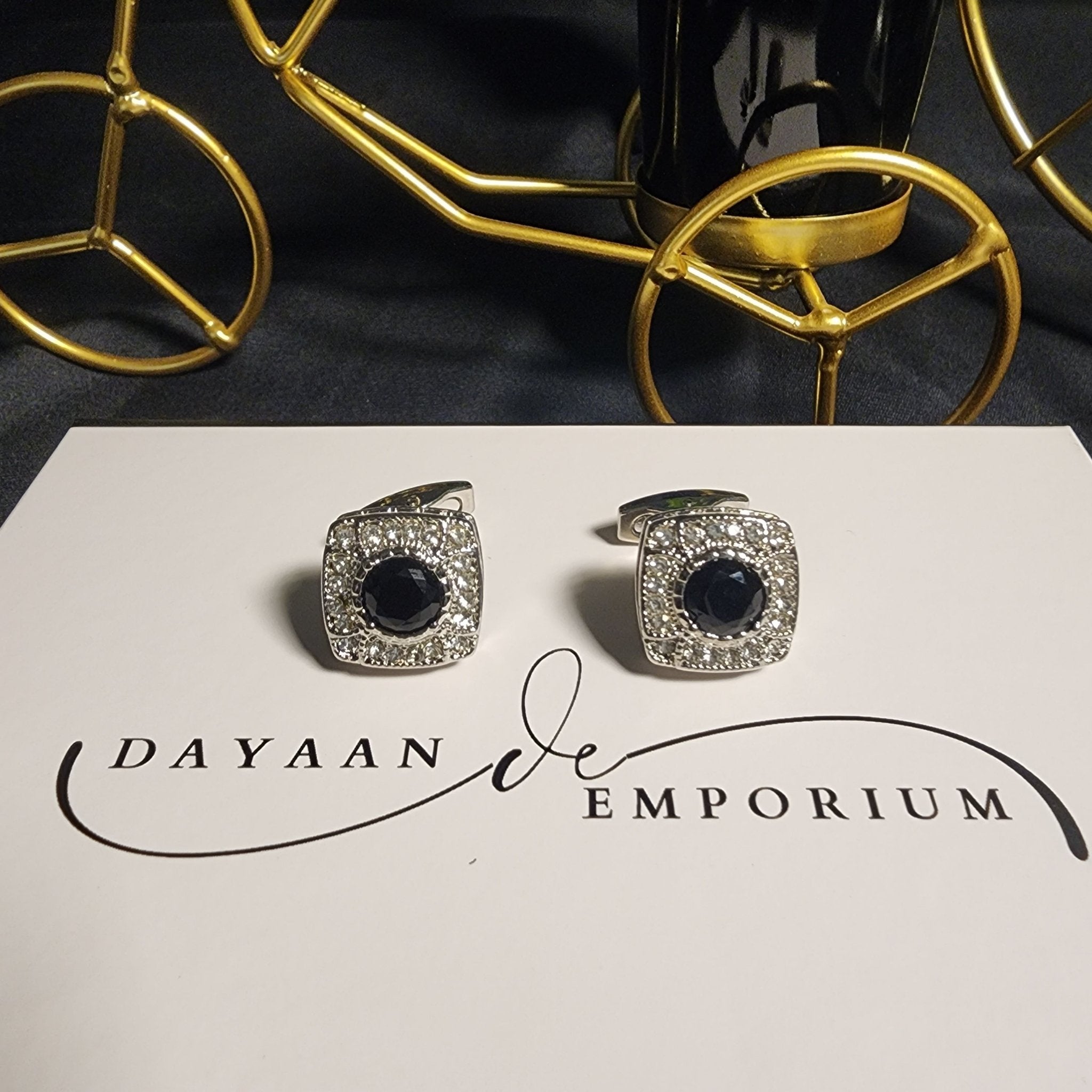 Premium Quality Cufflinks for Men C - 34 - Dayaan Emporium