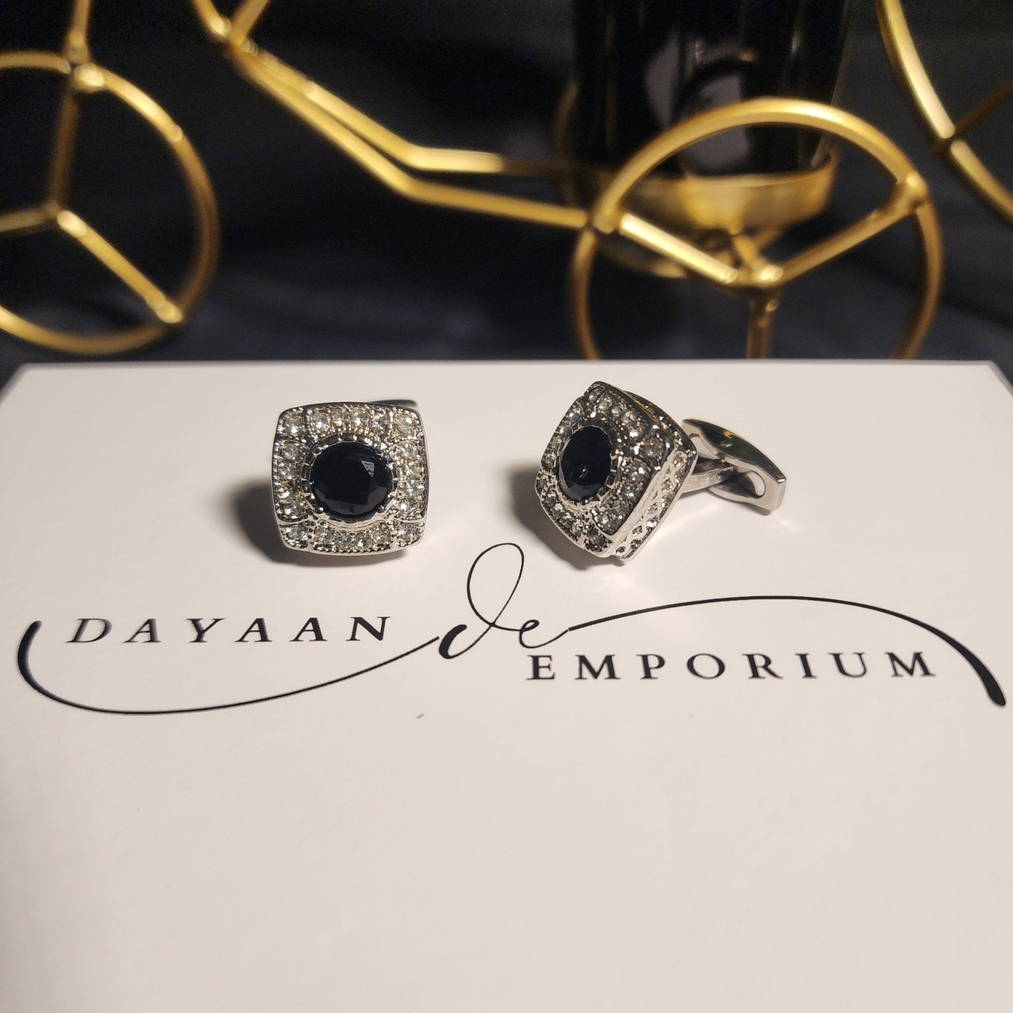 Premium Quality Cufflinks for Men C - 34 - Dayaan Emporium