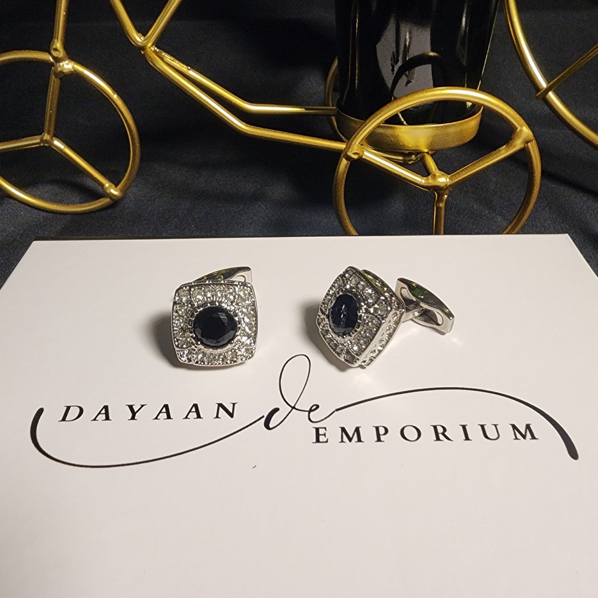 Premium Quality Cufflinks for Men C - 34 - Dayaan Emporium