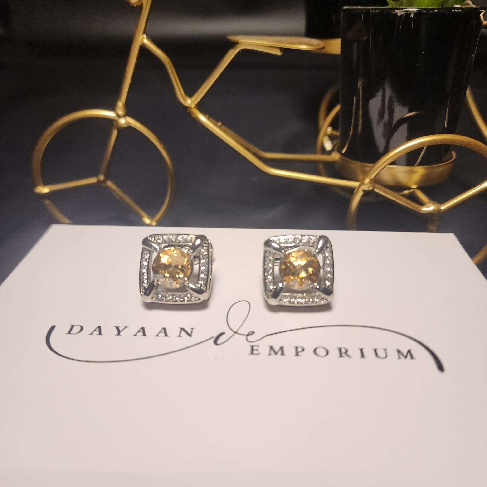 Premium Quality Cufflinks for Men C - 33 - Dayaan Emporium