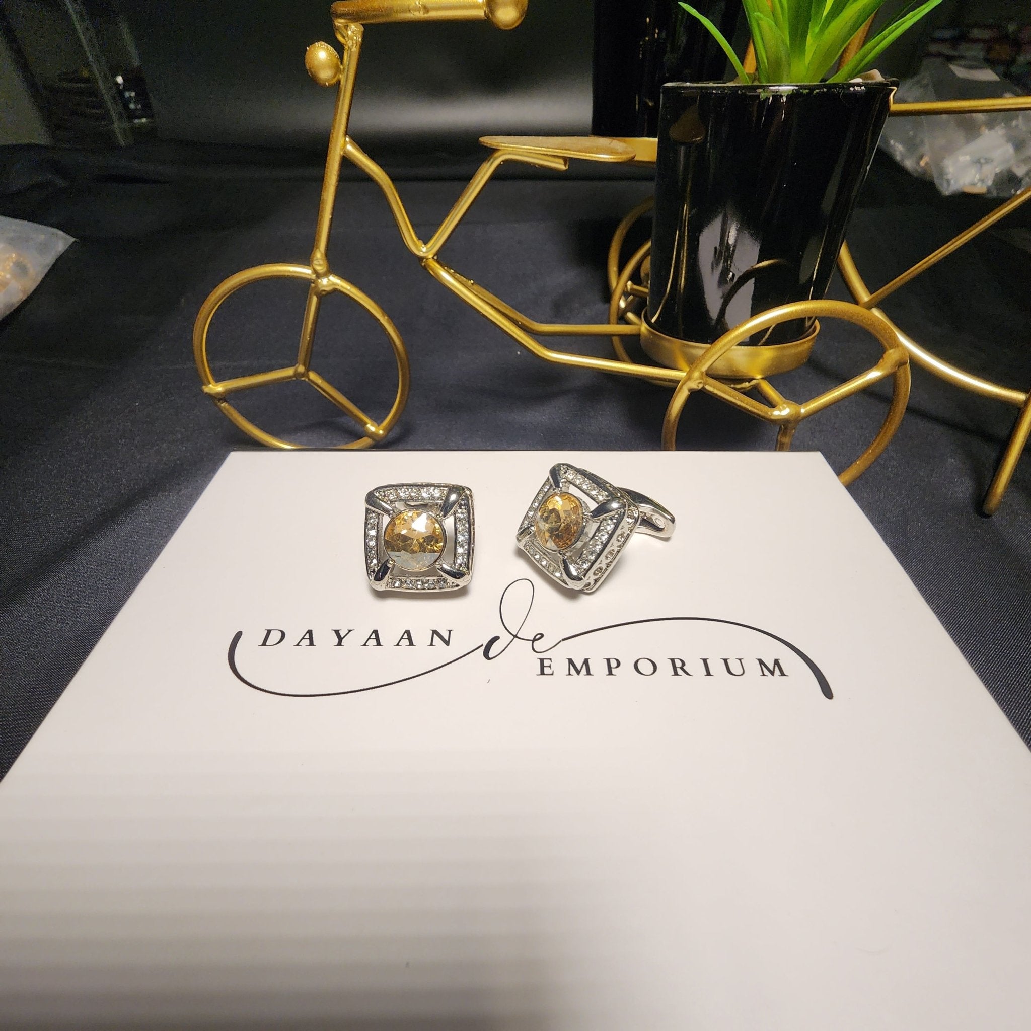 Premium Quality Cufflinks for Men C - 33 - Dayaan Emporium