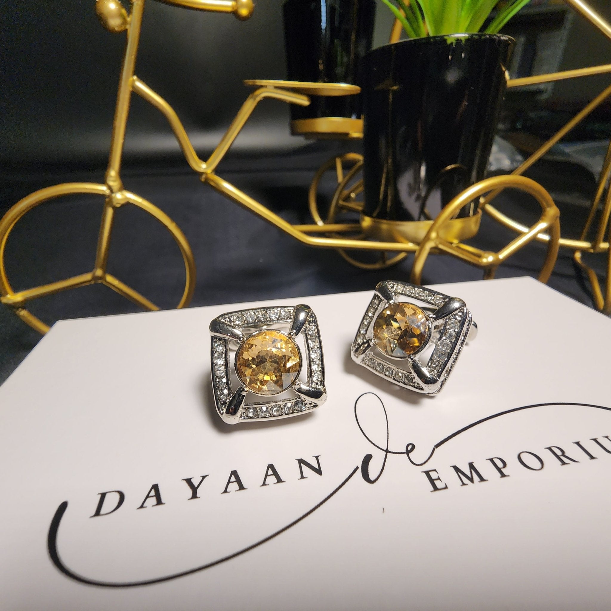Premium Quality Cufflinks for Men C - 33 - Dayaan Emporium