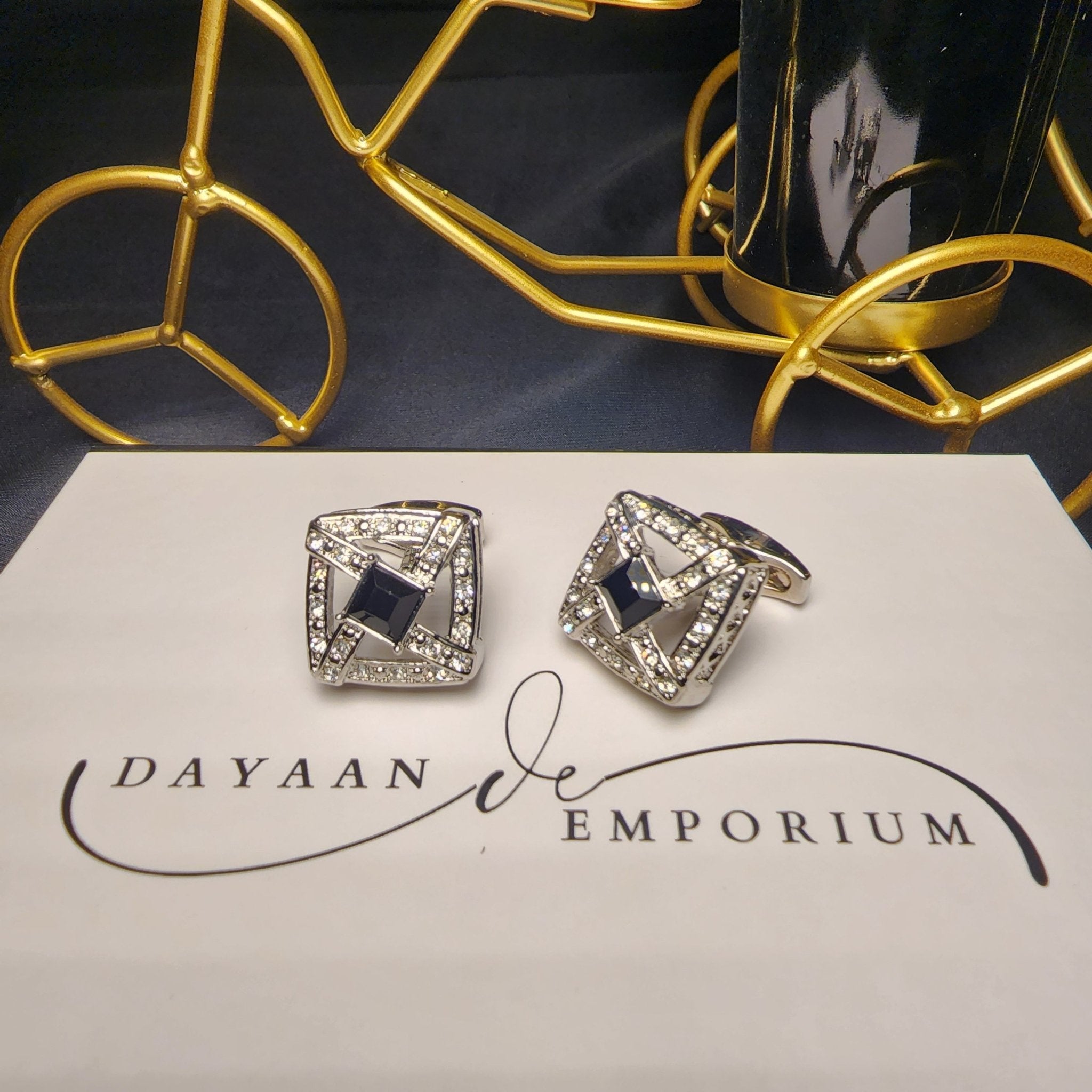 Premium Quality Cufflinks for Men C - 36 - Dayaan Emporium