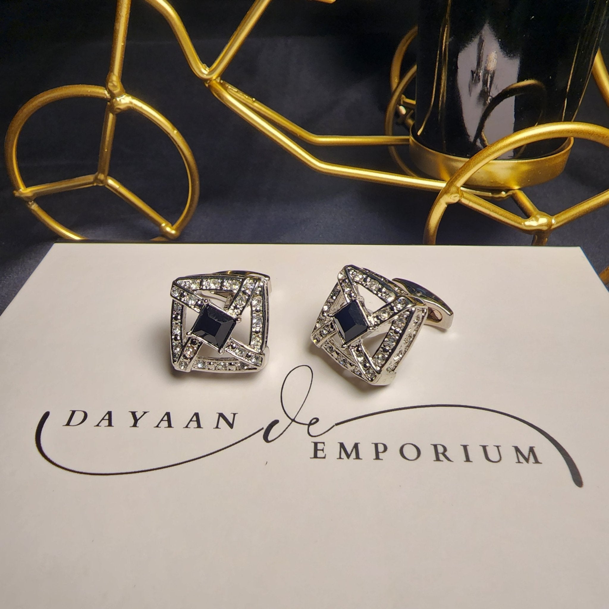 Premium Quality Cufflinks for Men C - 36 - Dayaan Emporium