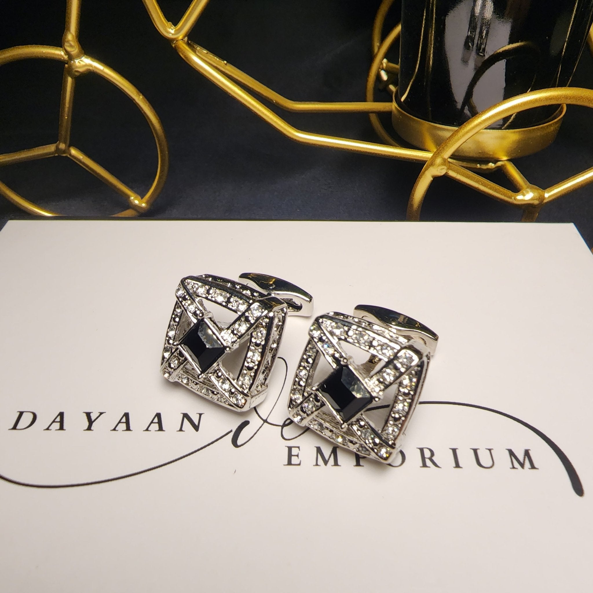 Premium Quality Cufflinks for Men C - 36 - Dayaan Emporium