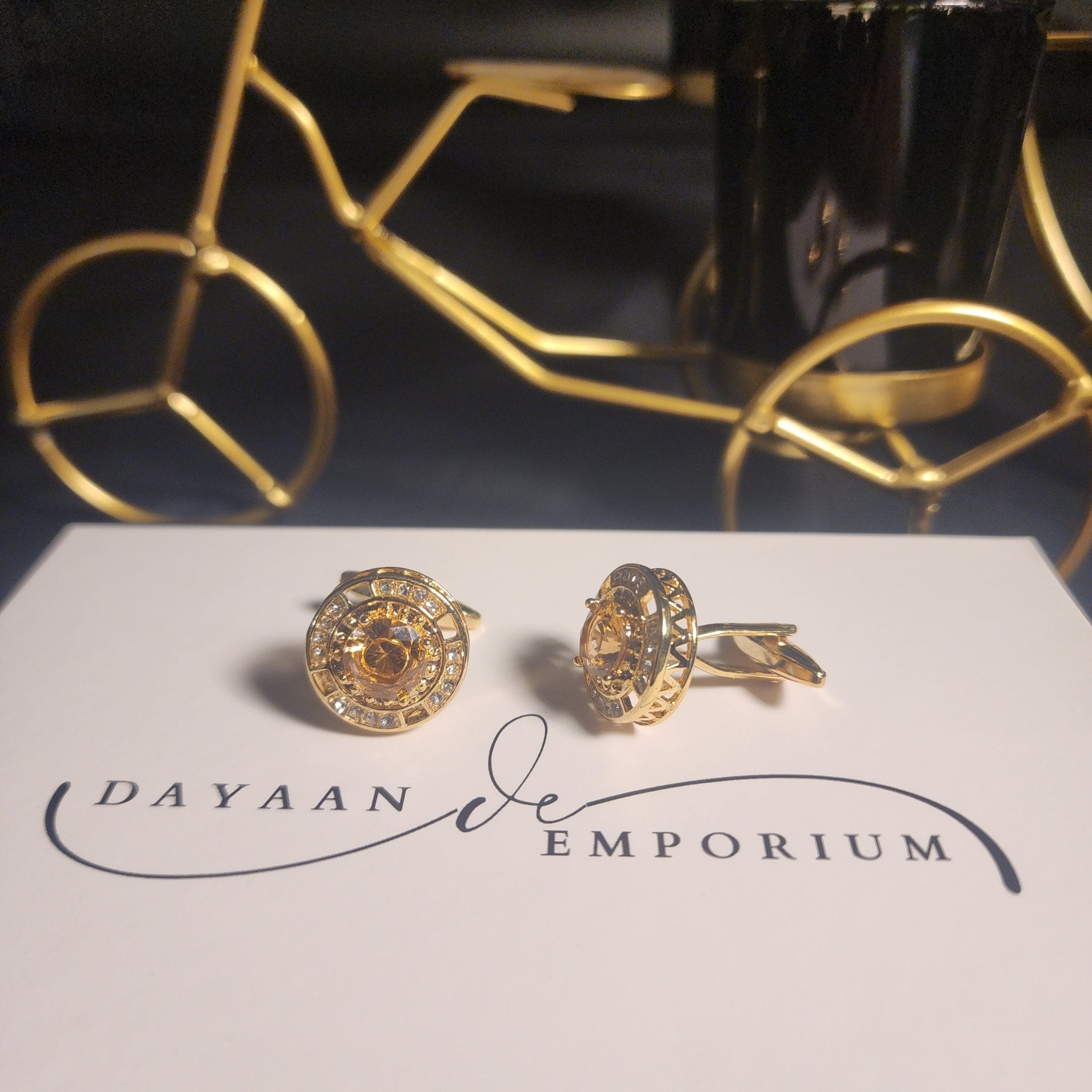Premium Quality Cufflinks for Men C - 41 - Dayaan Emporium