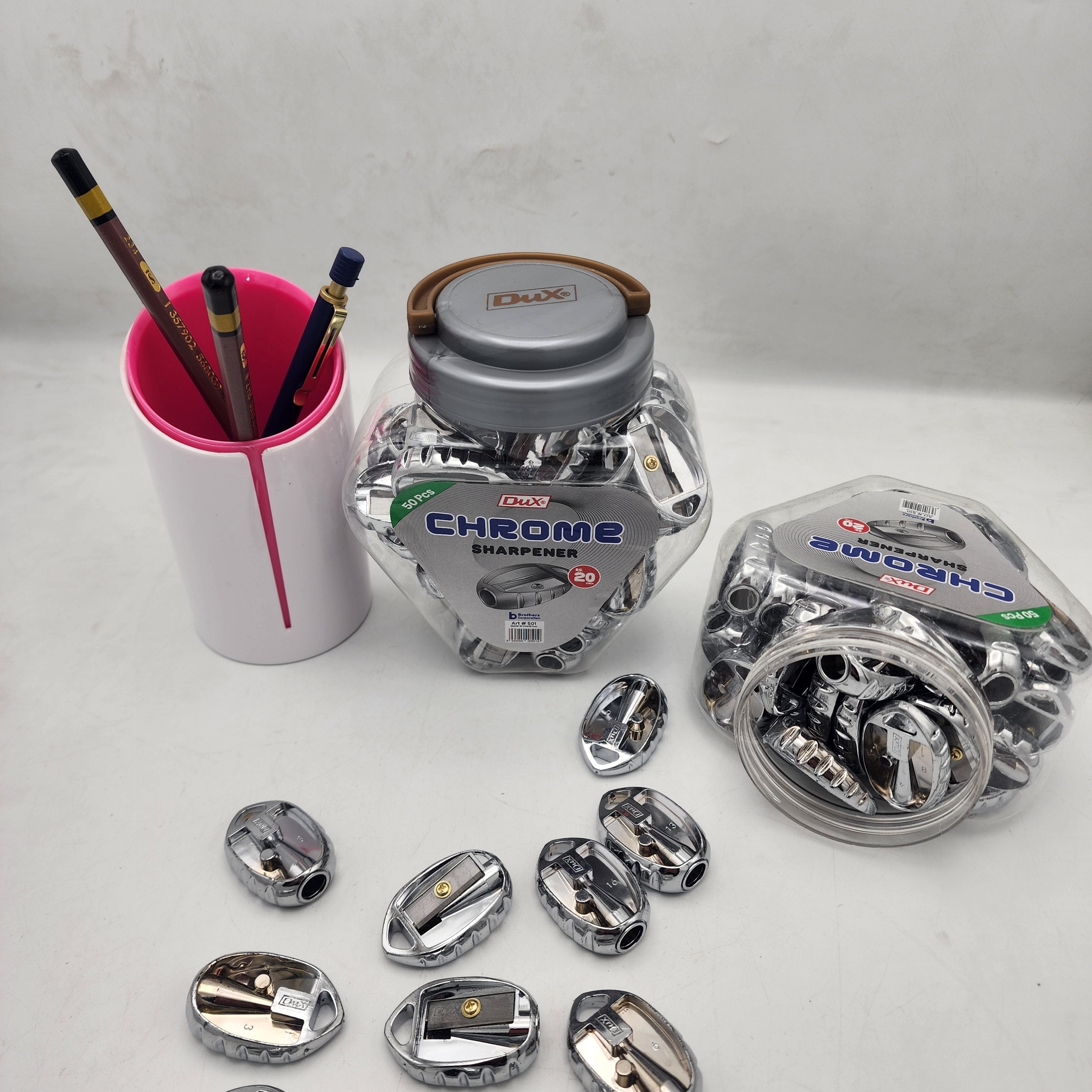 Dux Chrome Sharpener 8 pc Silver Box DX#501