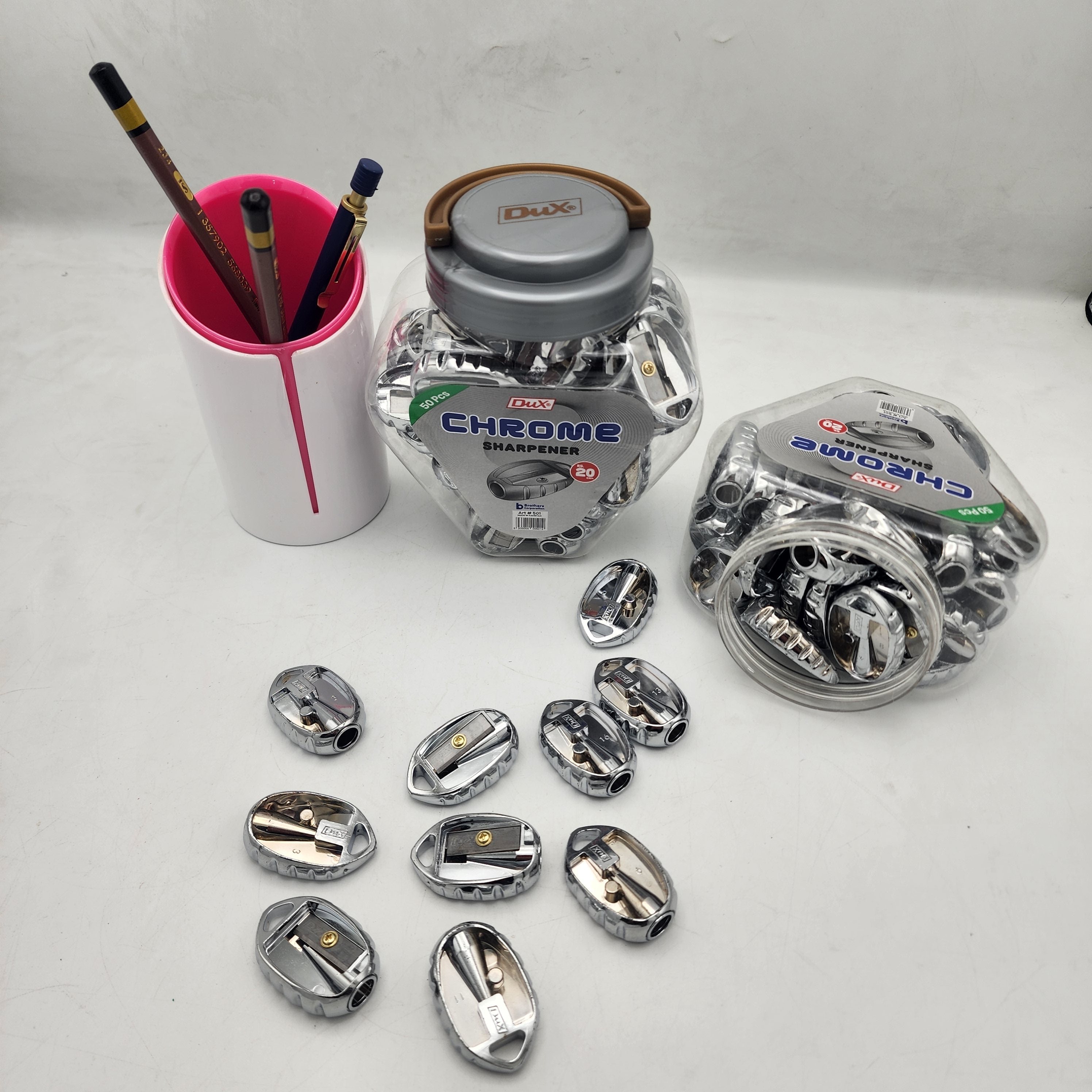 Dux Chrome Sharpener 8 pc Silver Box DX#501