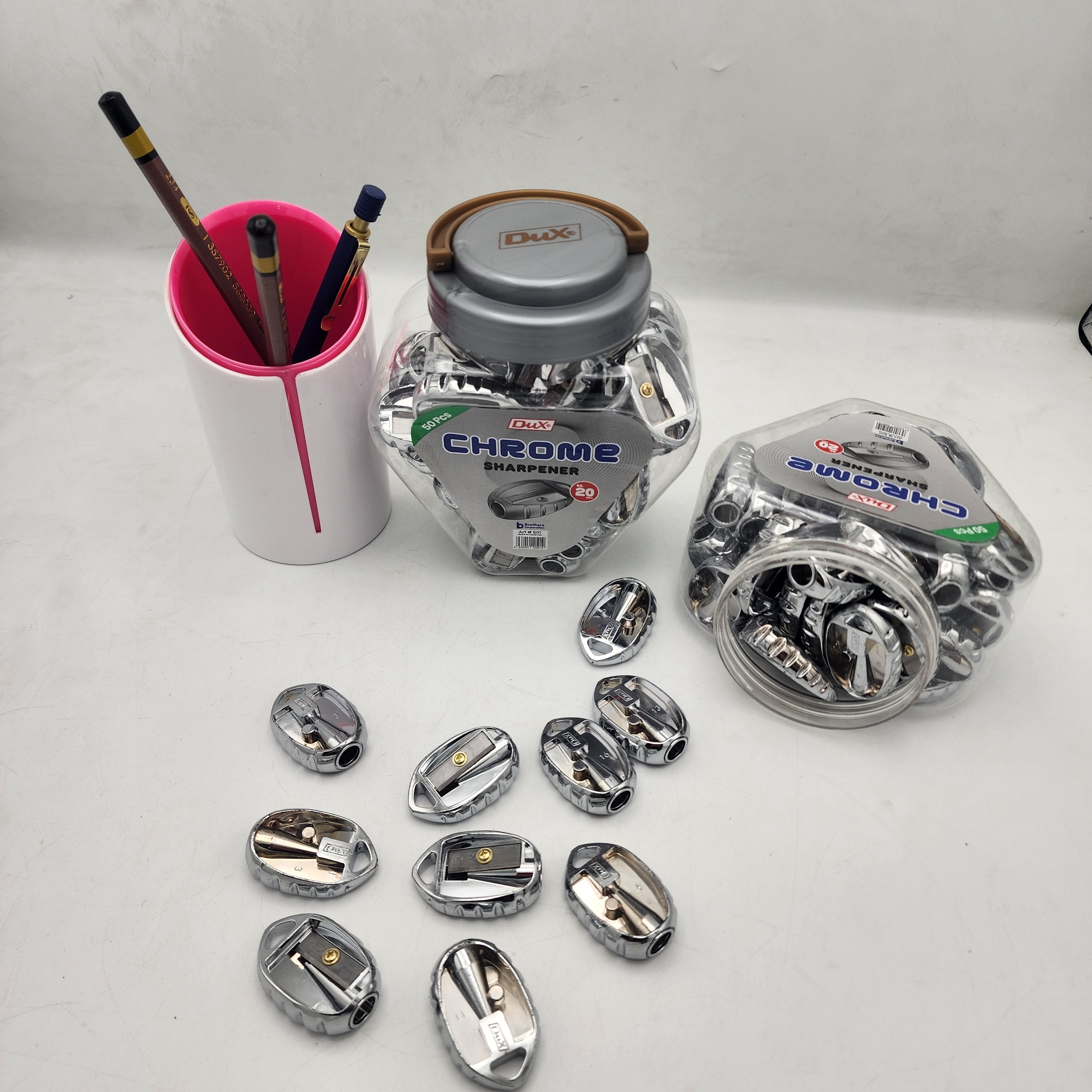 Dux Chrome Sharpener 8 pc Silver Box DX#501