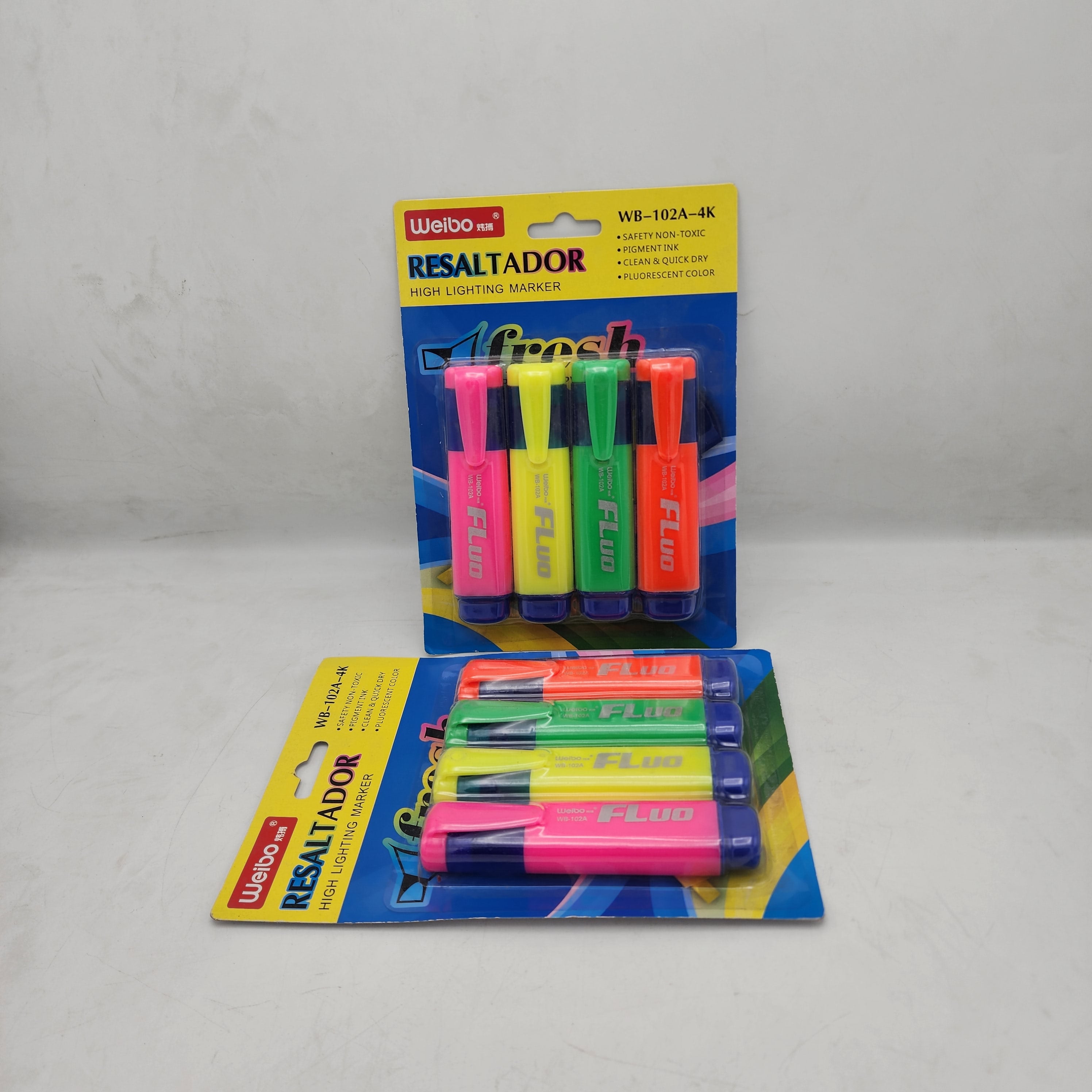 High Lighter Marker WEIBO 4 Pc