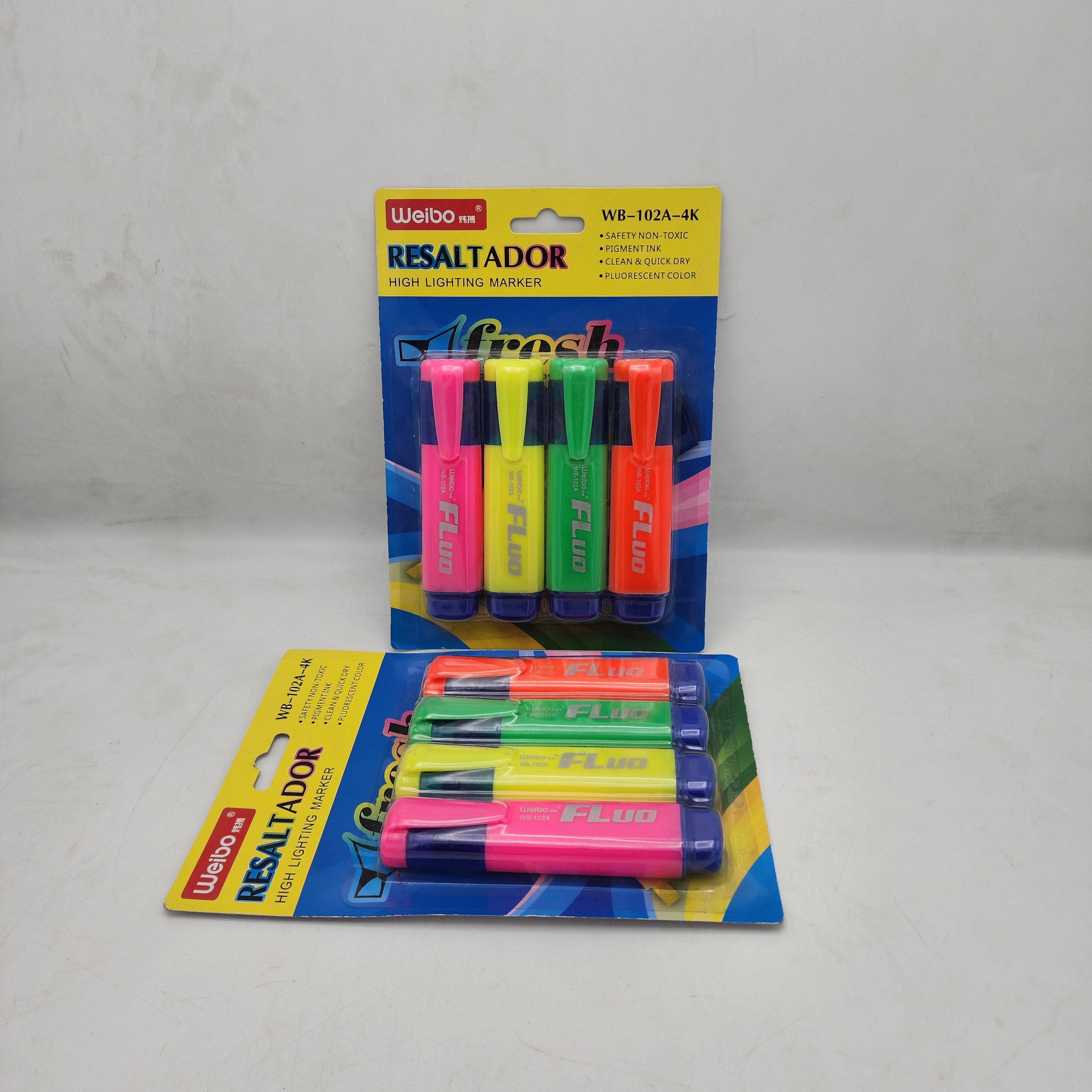 High Lighter Marker WEIBO 4 Pc