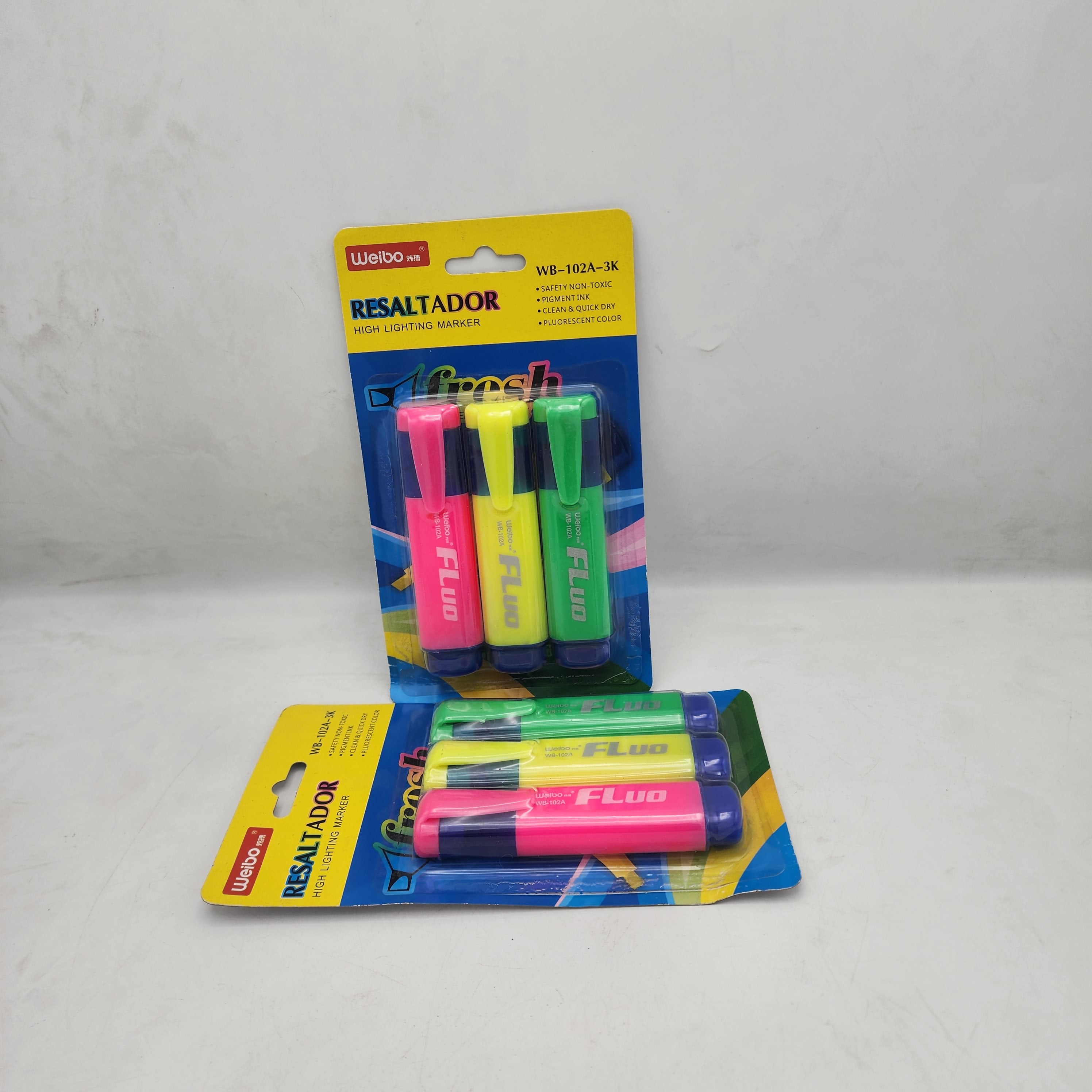 High Lighter Marker WEIBO 3 Pc
