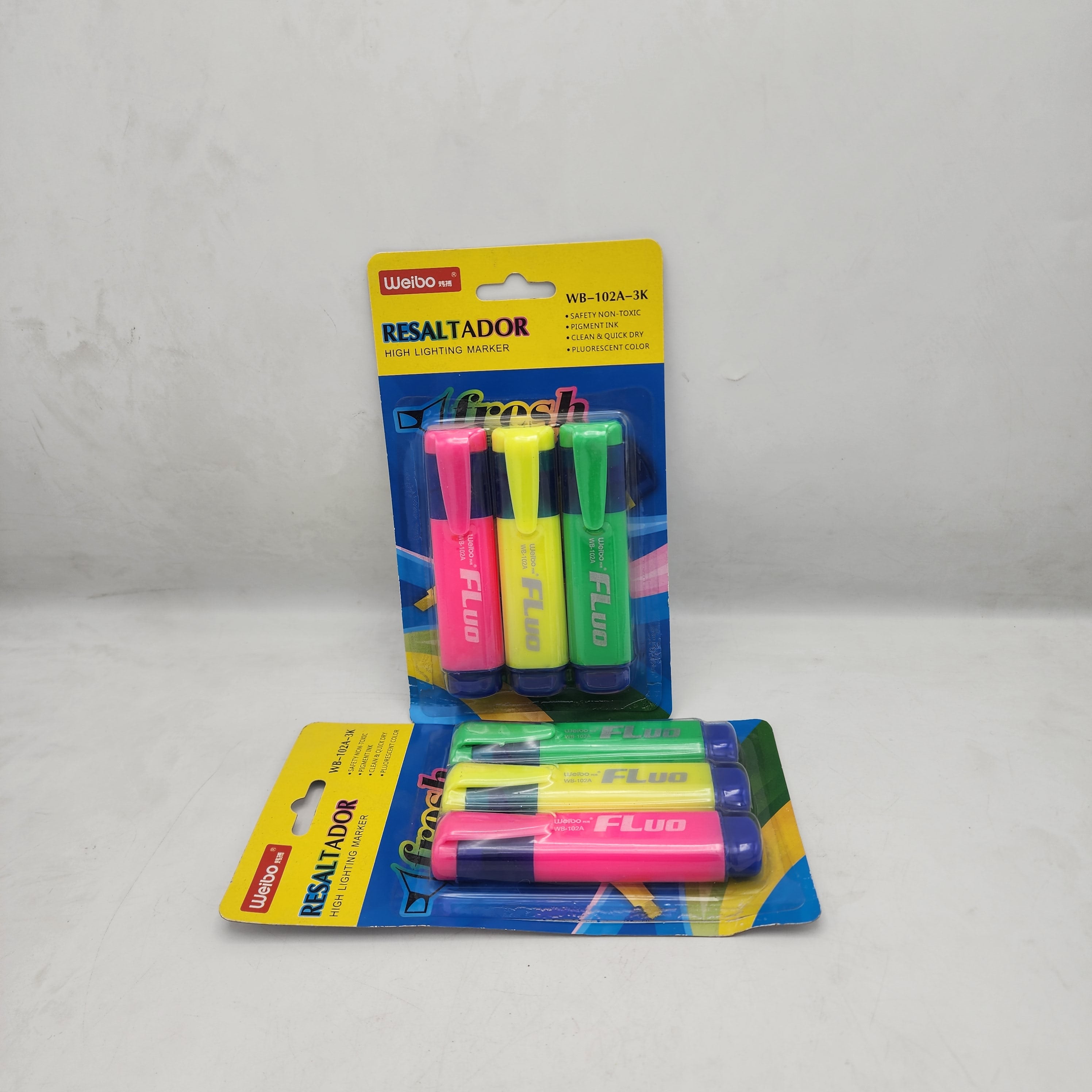 High Lighter Marker WEIBO 3 Pc
