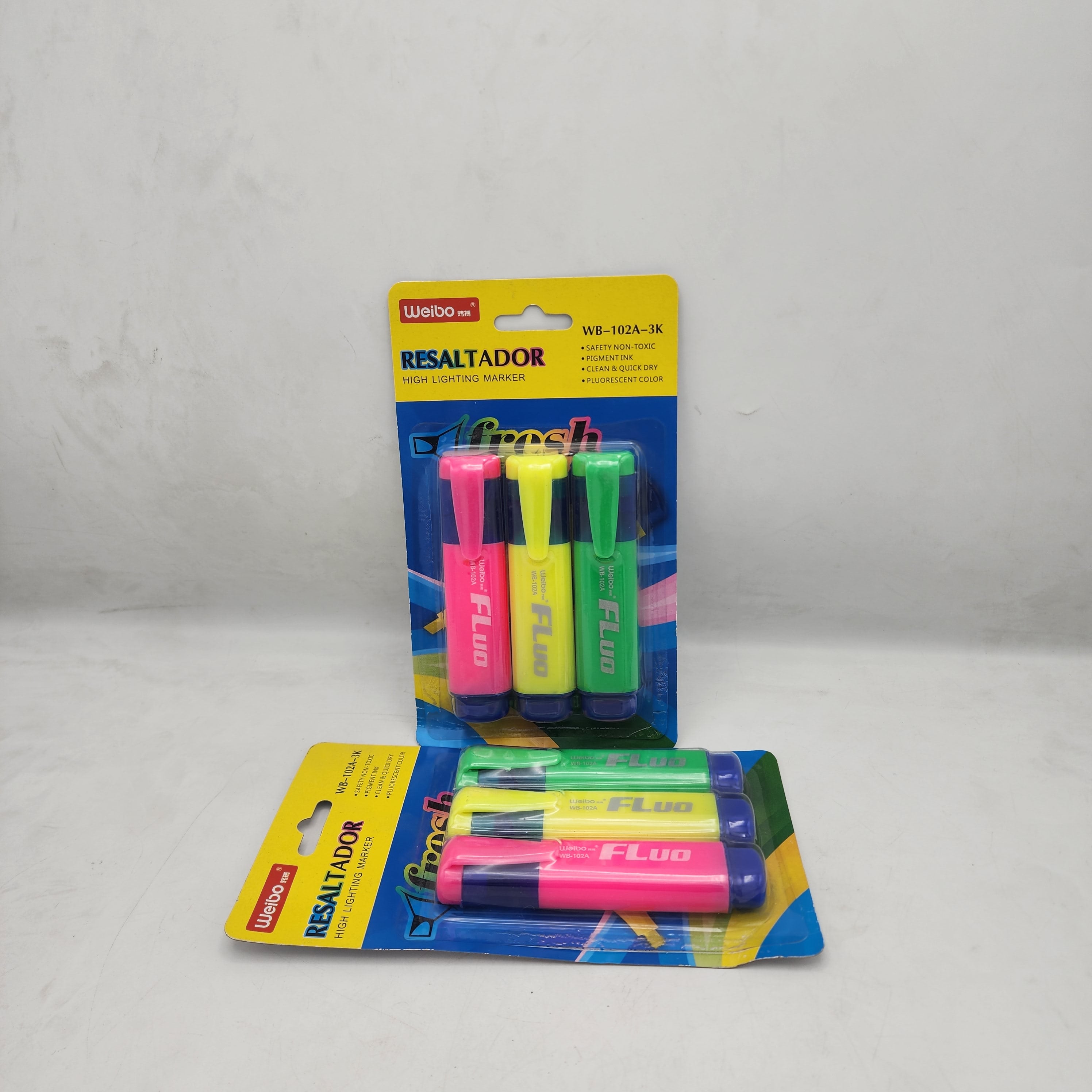 High Lighter Marker WEIBO 3 Pc