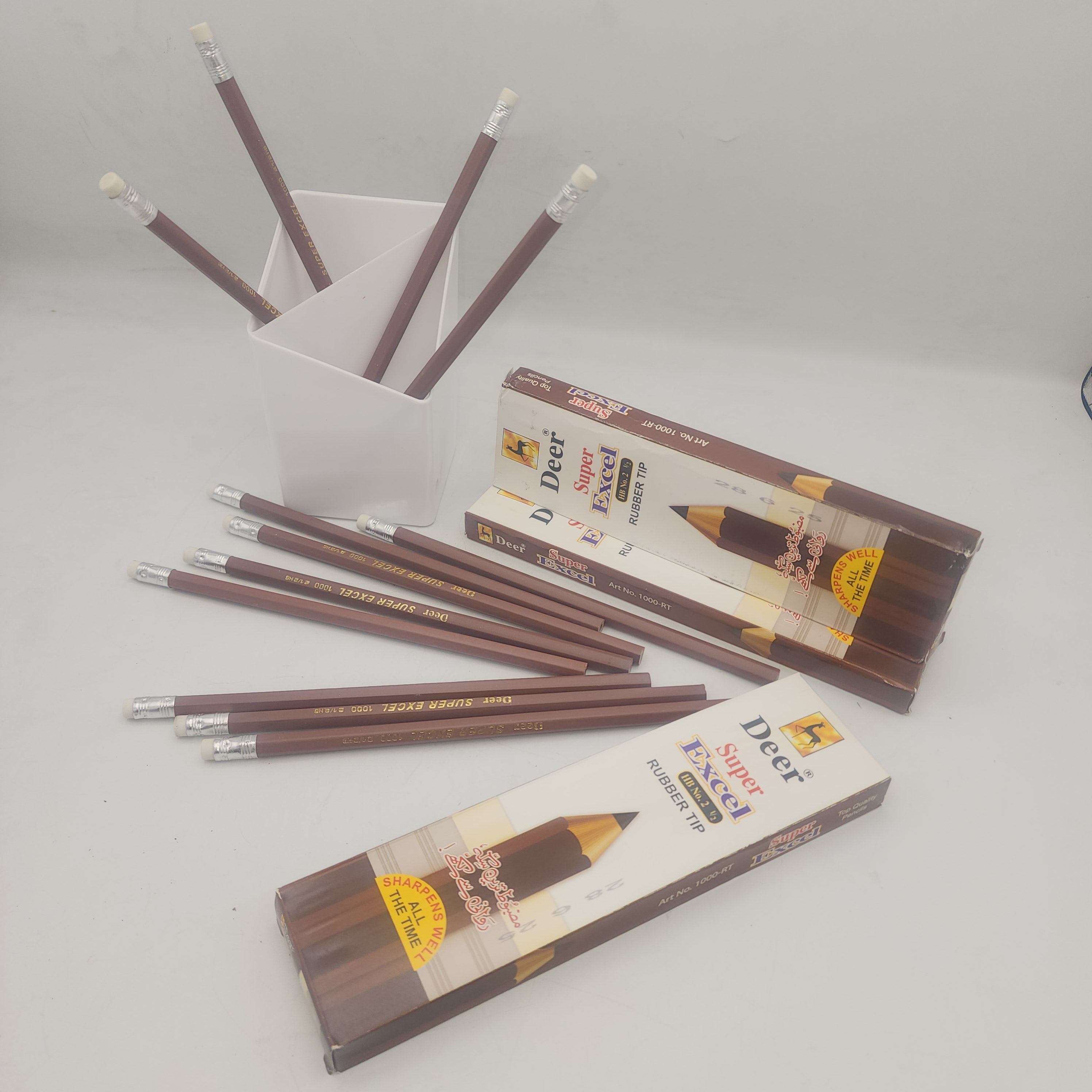 Deer Super Excel Rubber tip HB No 2 1/2 12 pcs