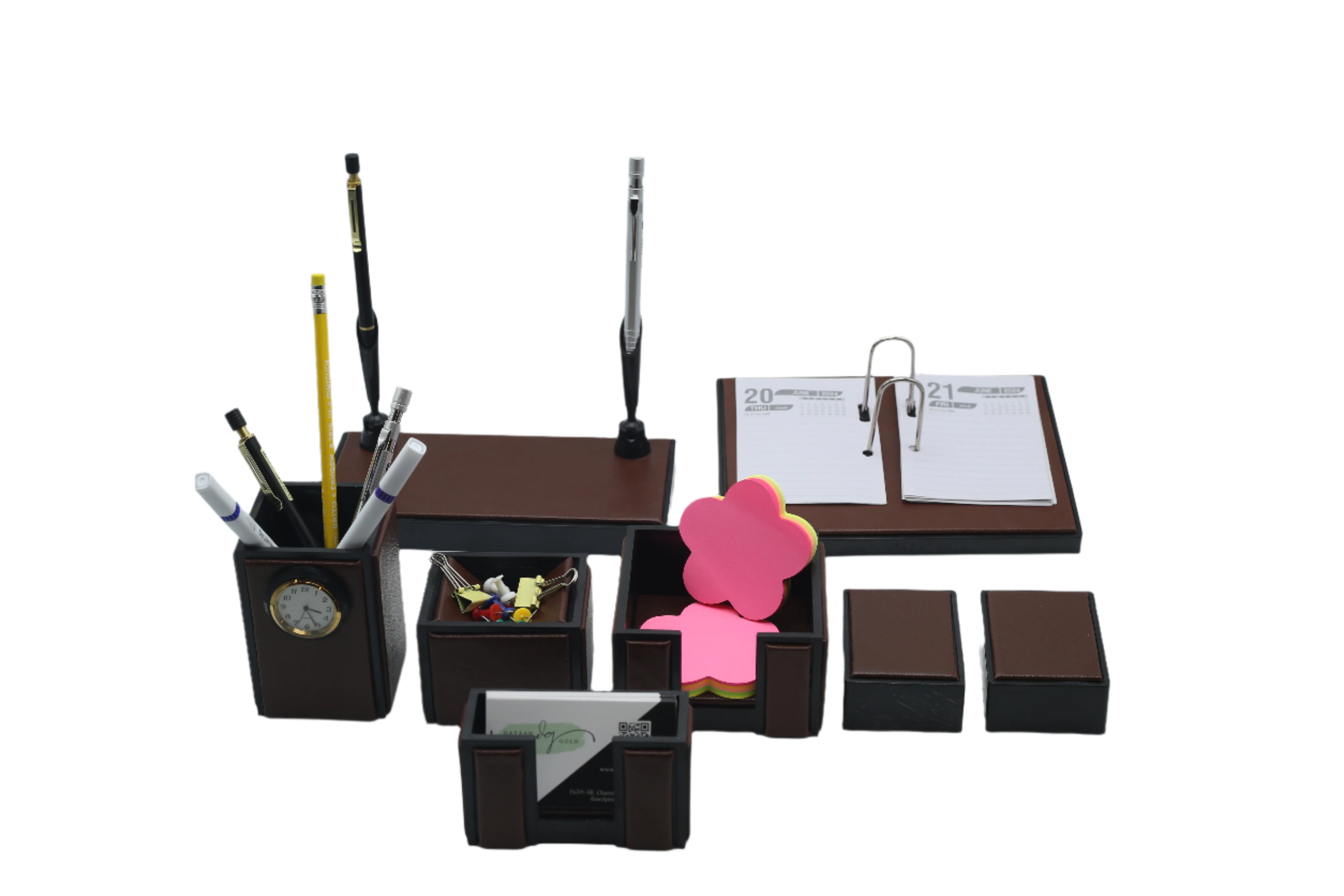 Table Set Rexine Watch 8 pcs