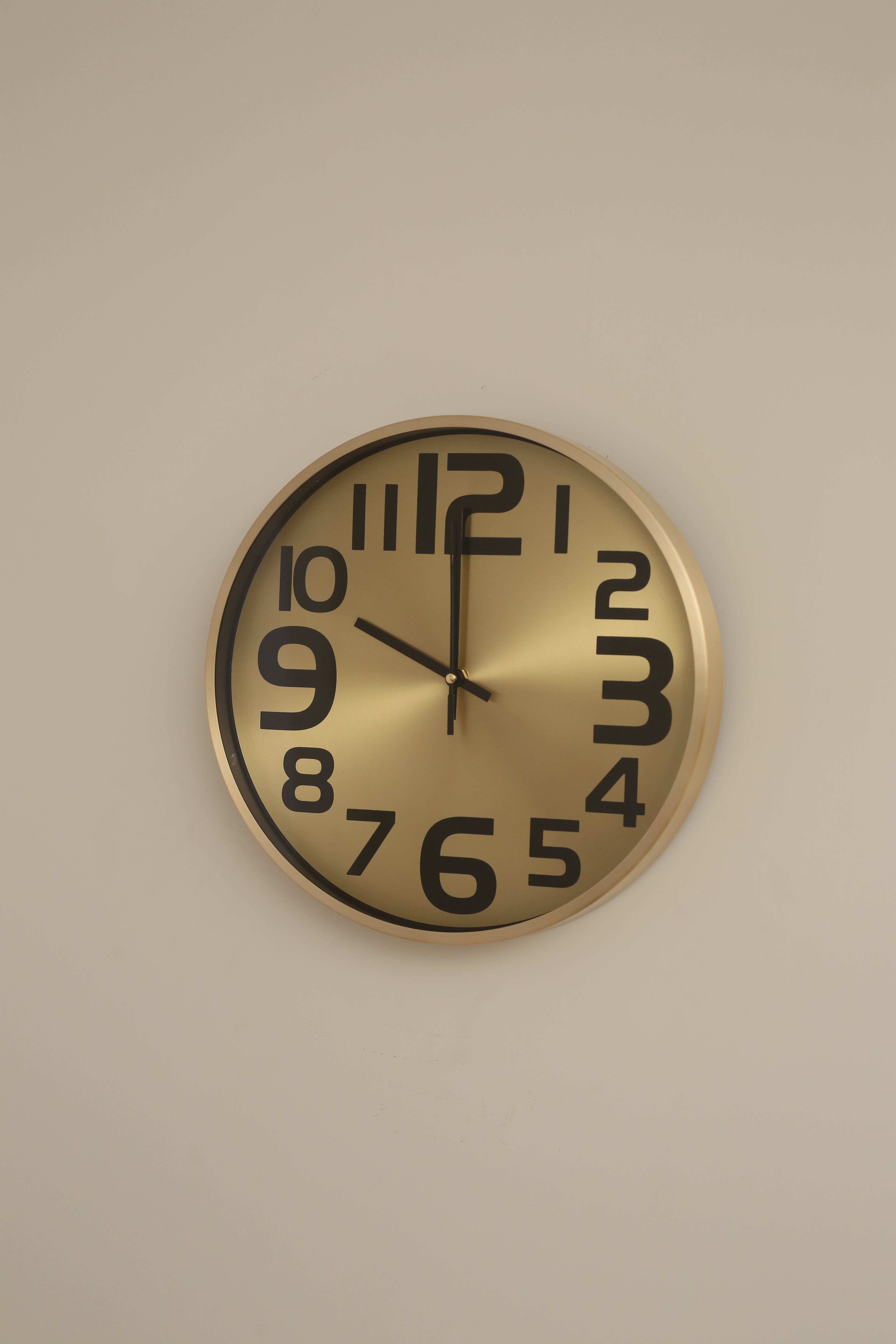 Wall Clock Metal 50121-3