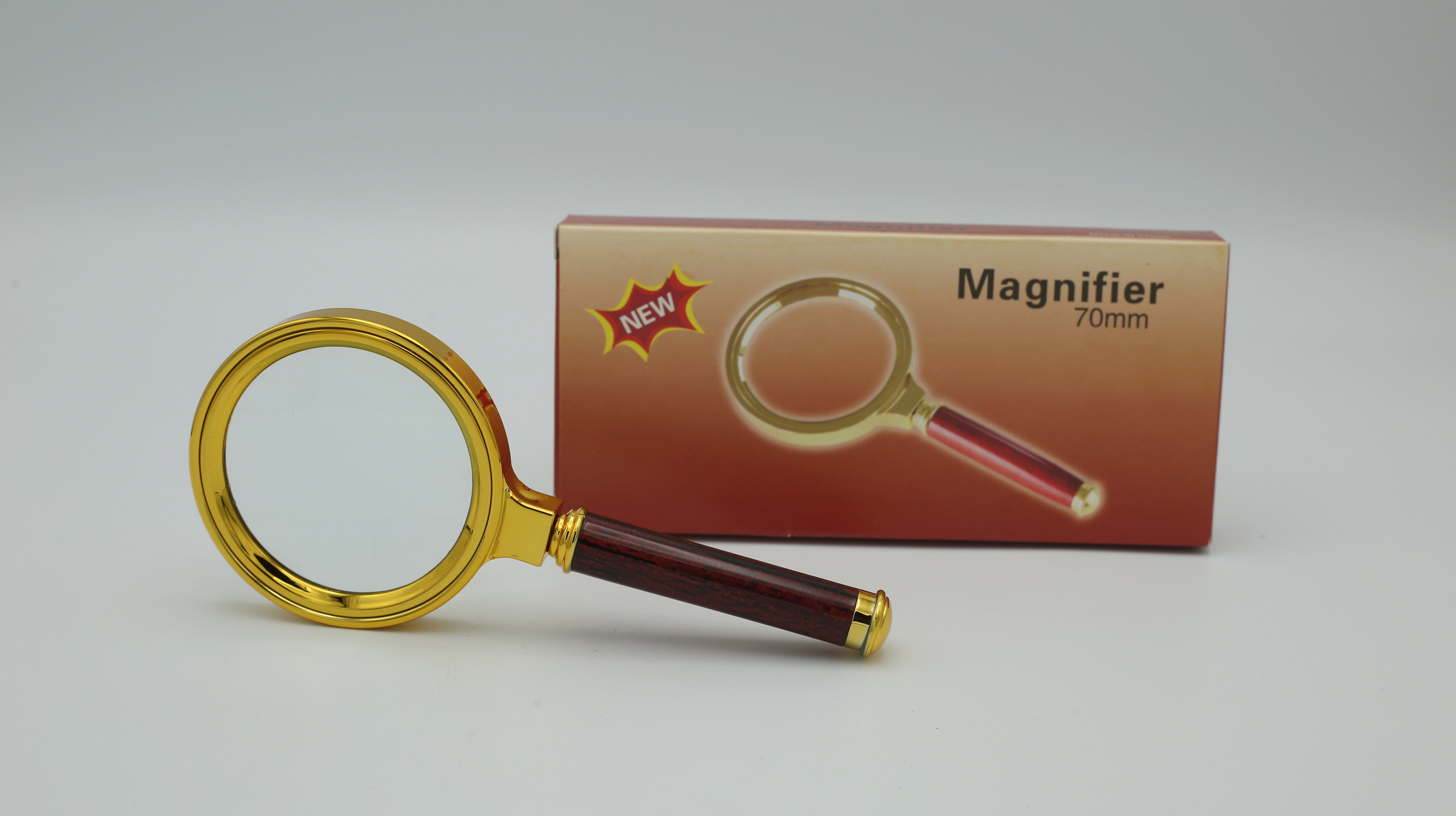 Magnifying Glass Golden 70MM