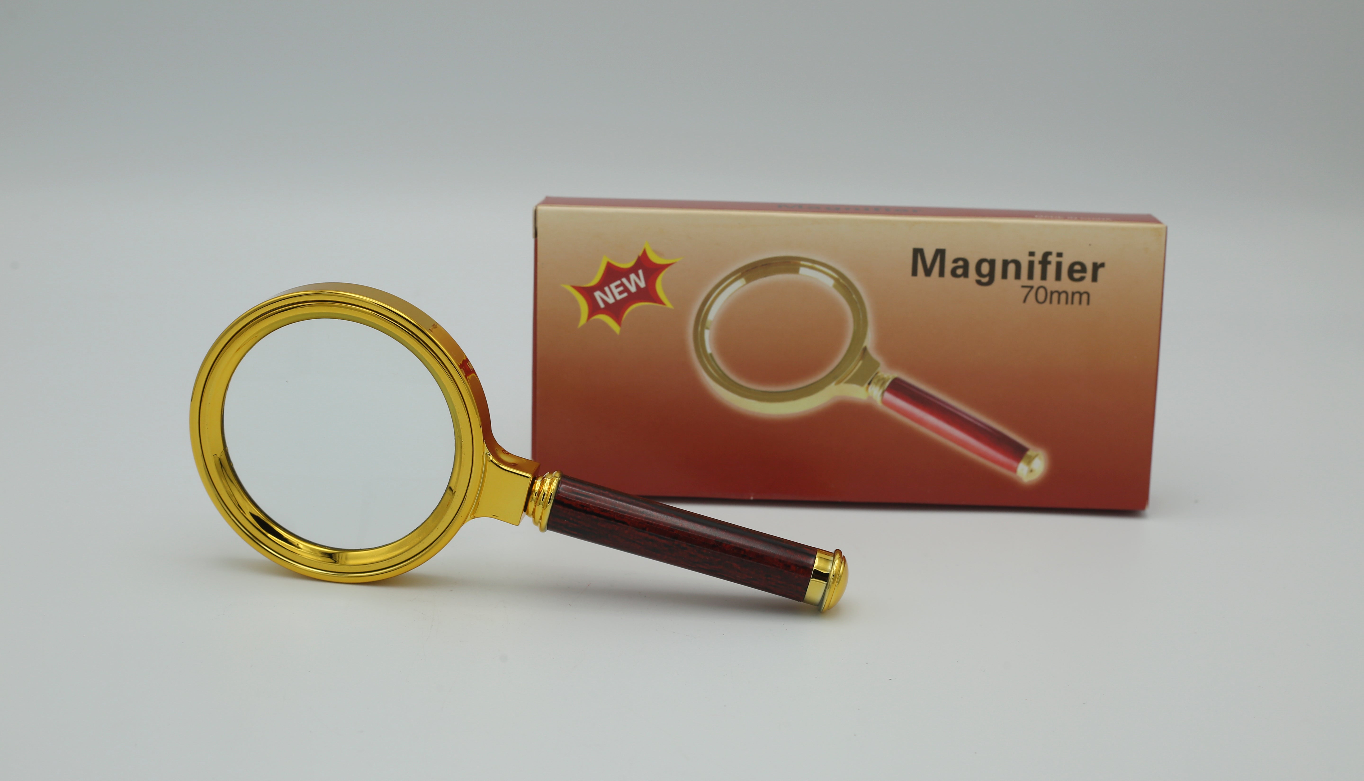 Magnifying Glass Golden 70MM