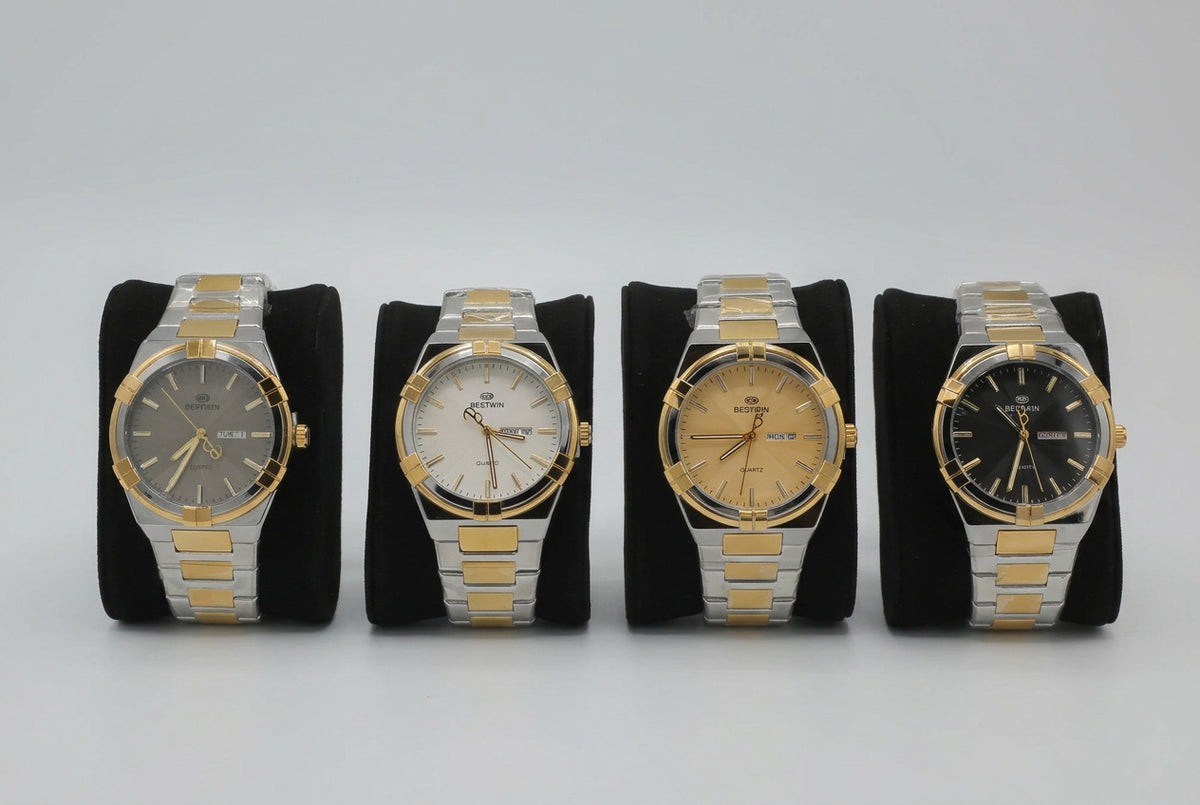 Bestwin Analog Chain Watch B130 Date Day