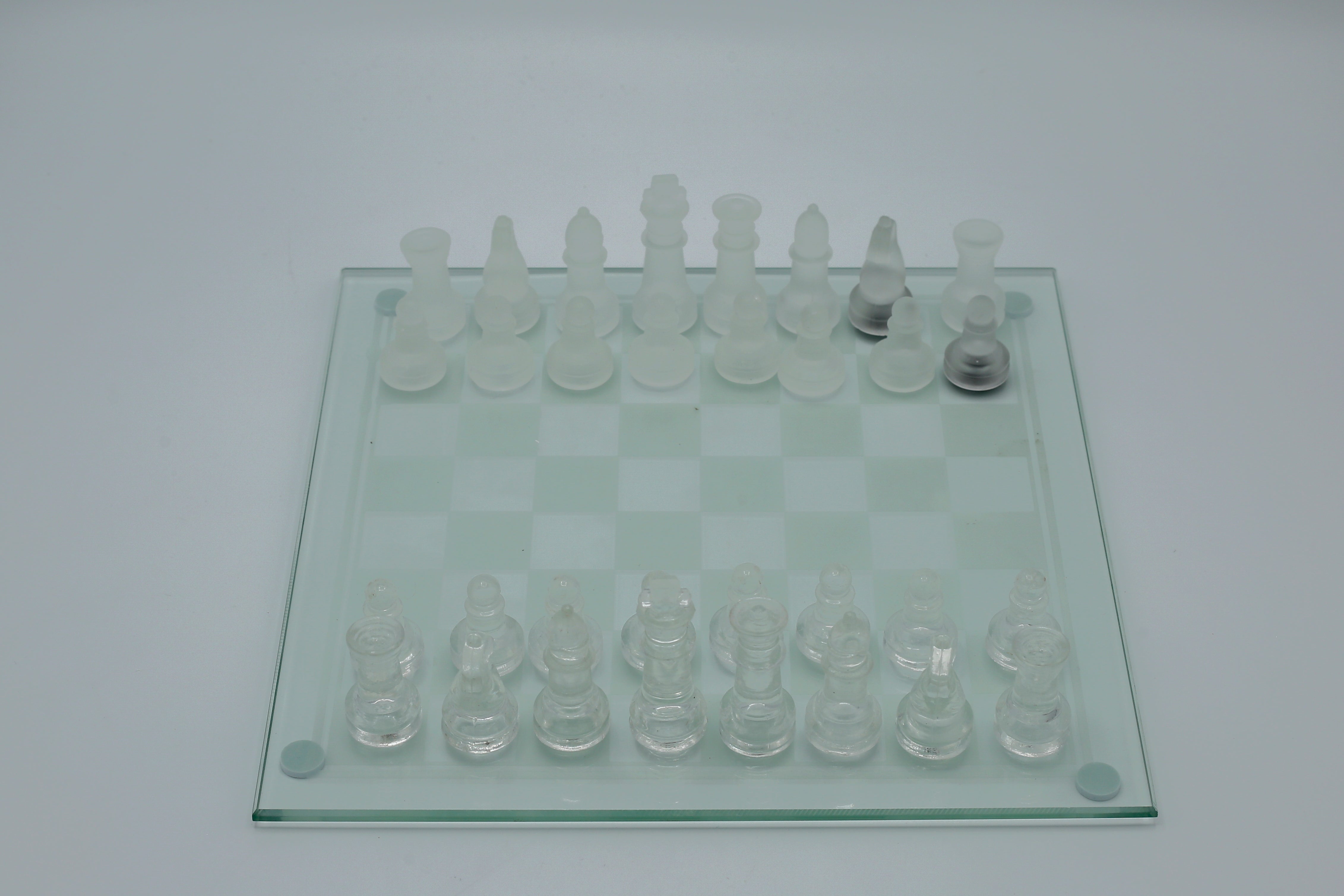 Glass Chess Game Set