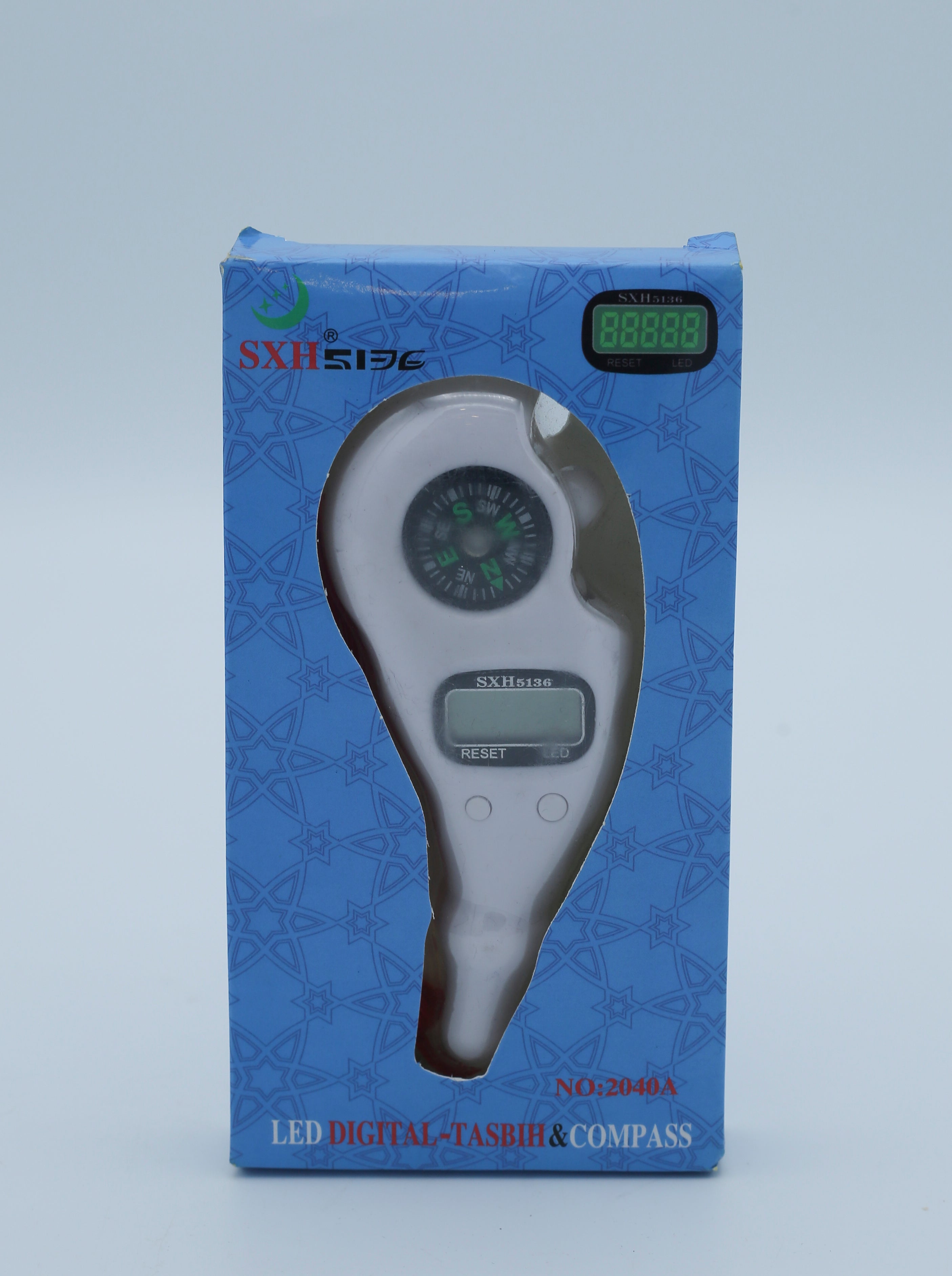 Tally Counter Tasbhi With LED and Compass