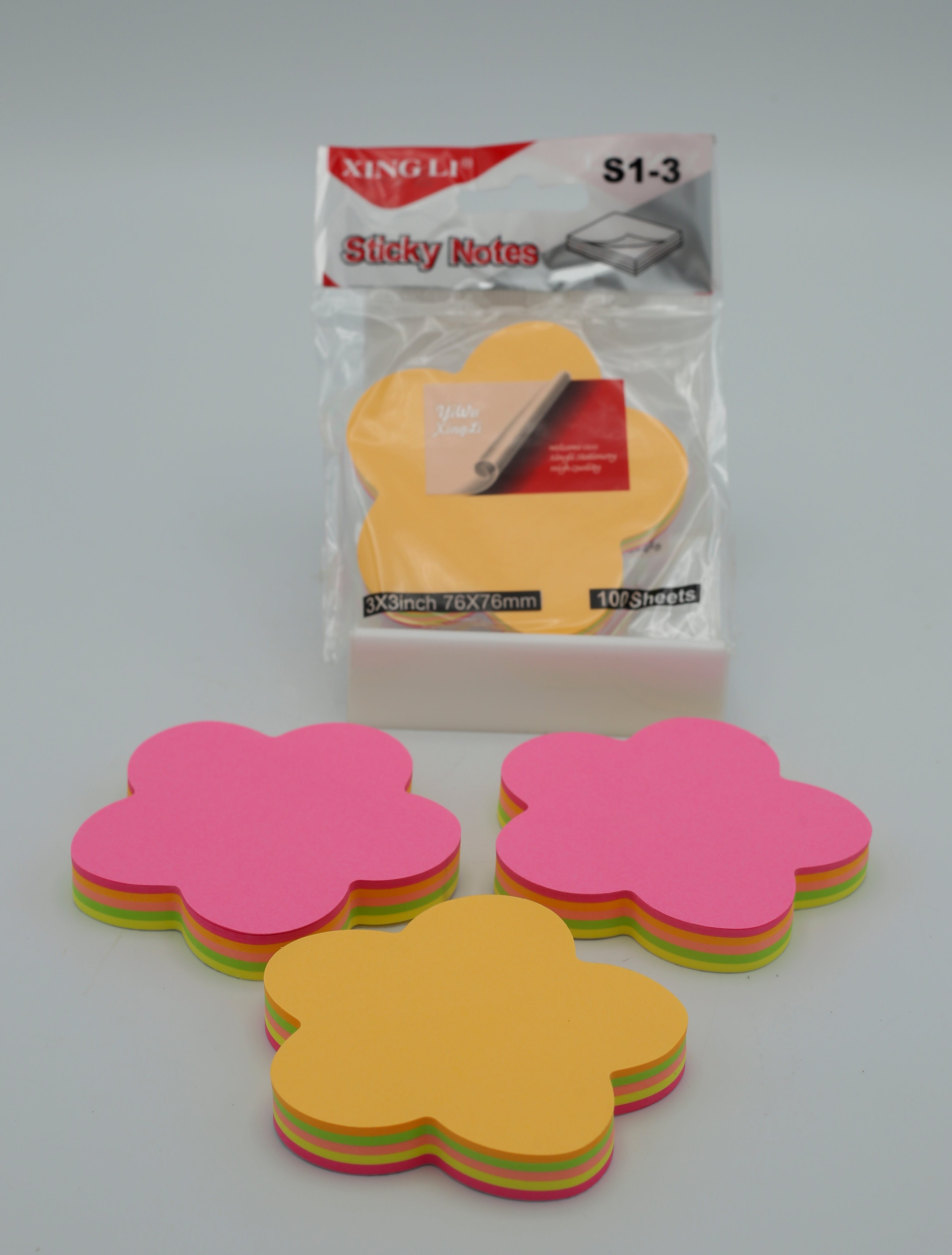 Sticky Notes Pad Multi Light Colour Line 3x5