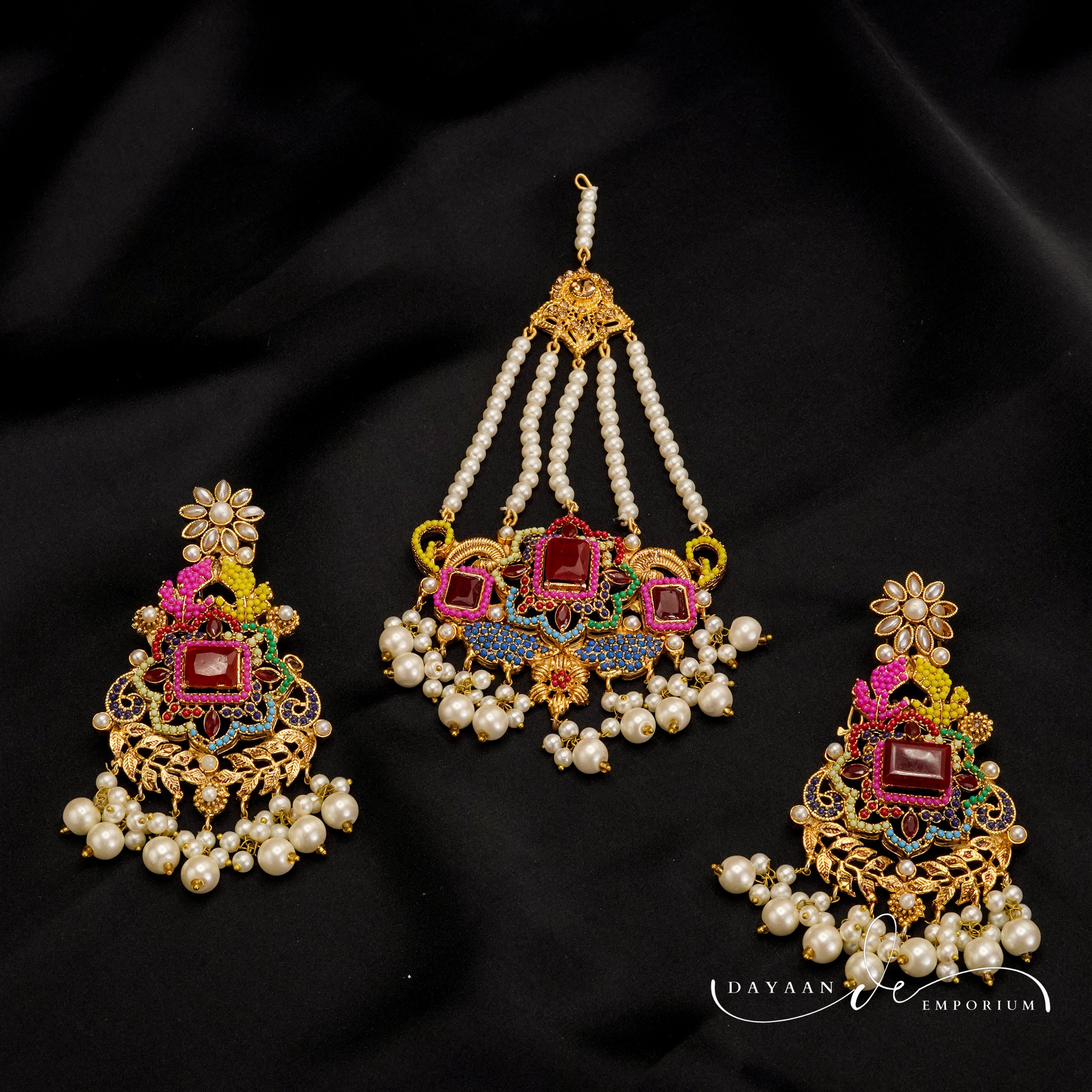 Complete Bridal Necklace Set JS-43
