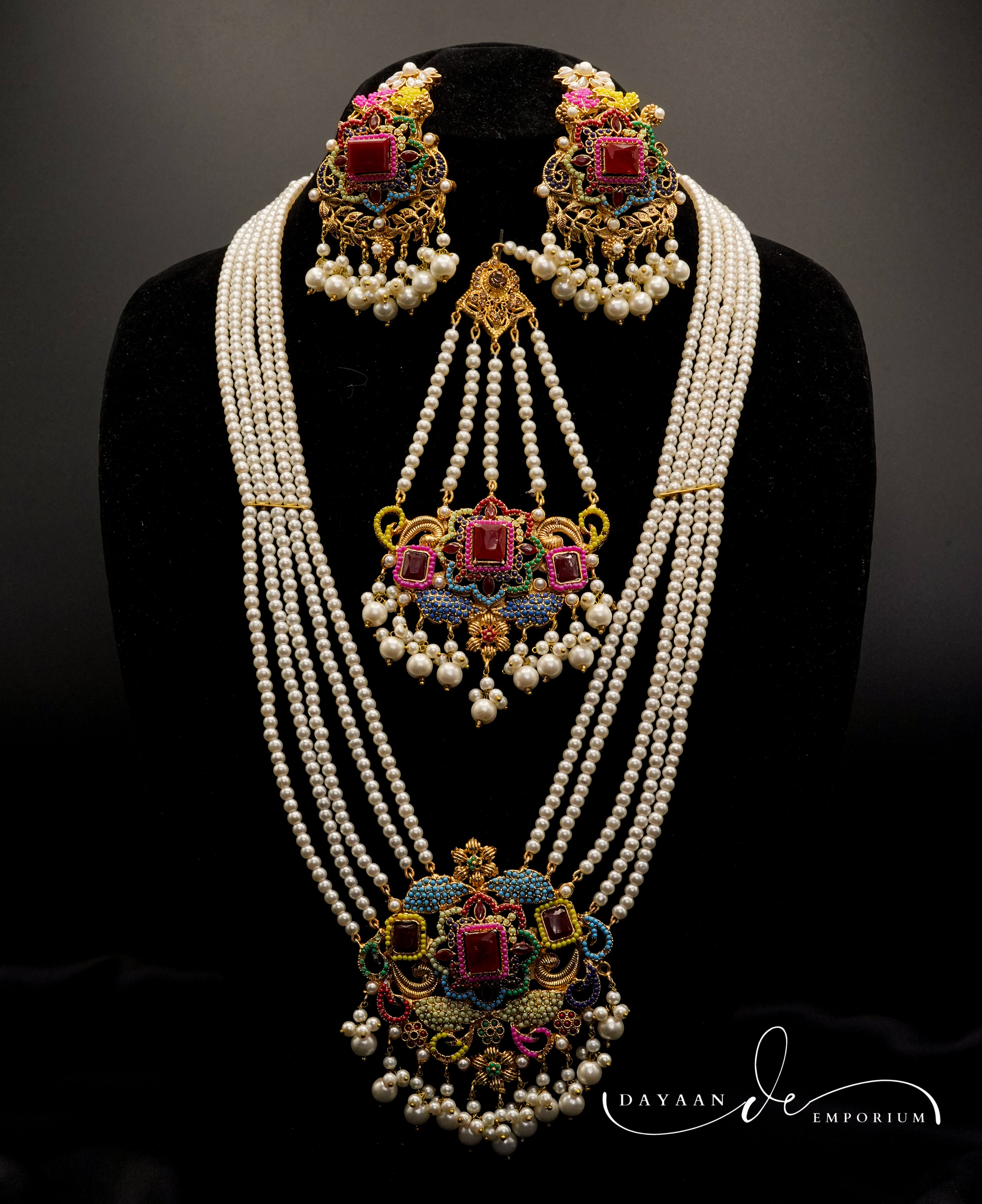 Complete Bridal Necklace Set JS-43