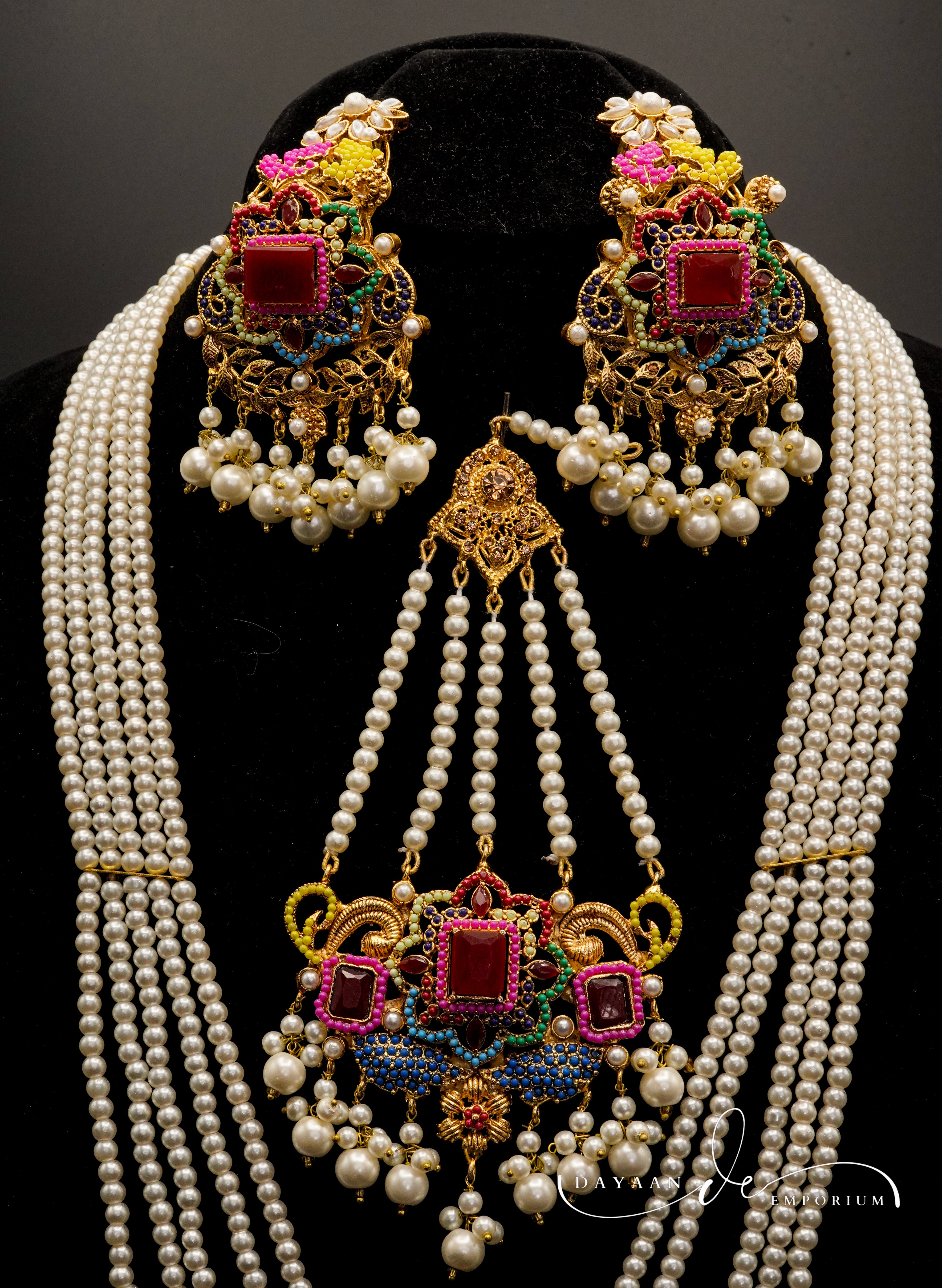Complete Bridal Necklace Set JS-43