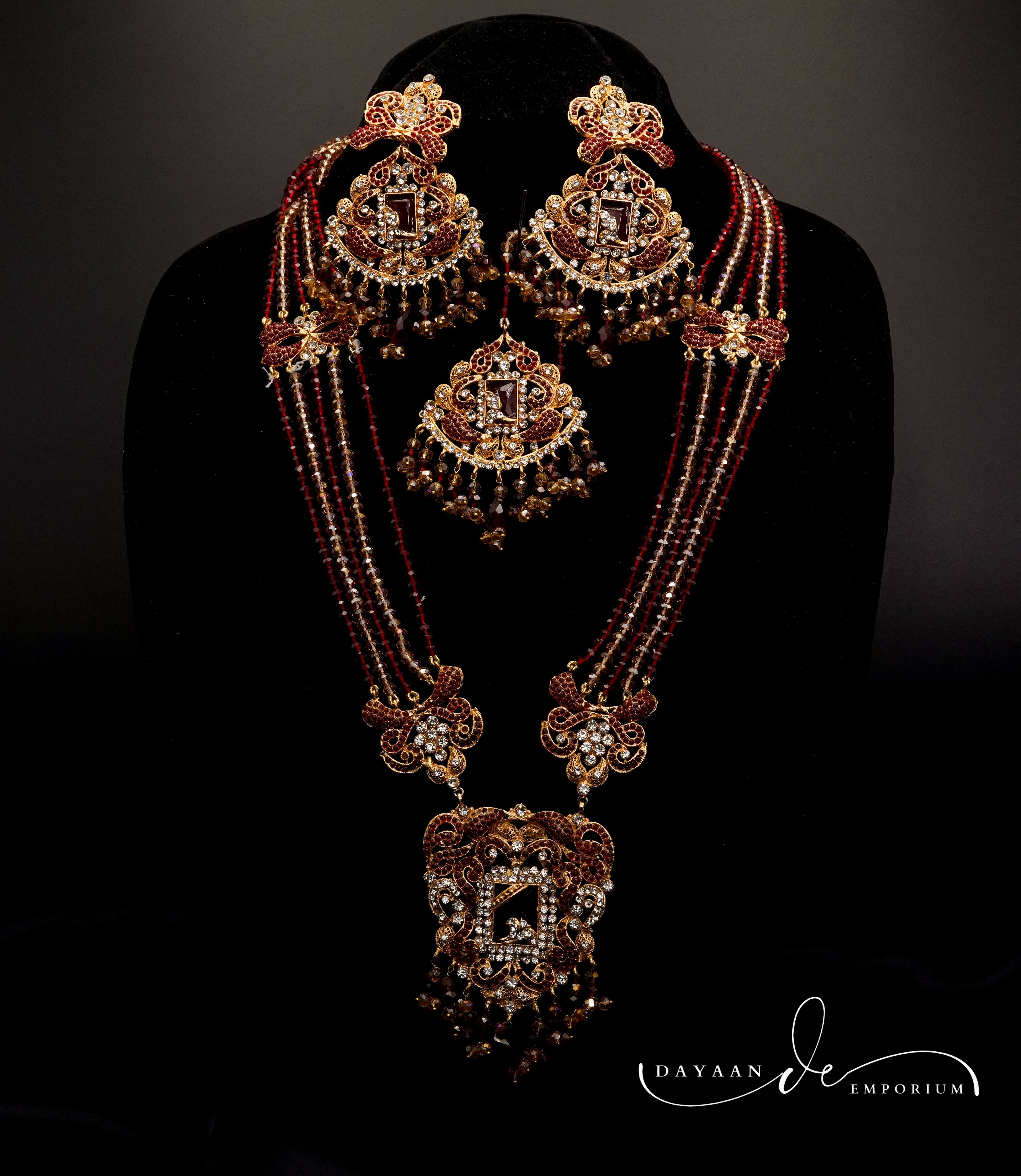 Complete Bridal Necklace Set JS-42