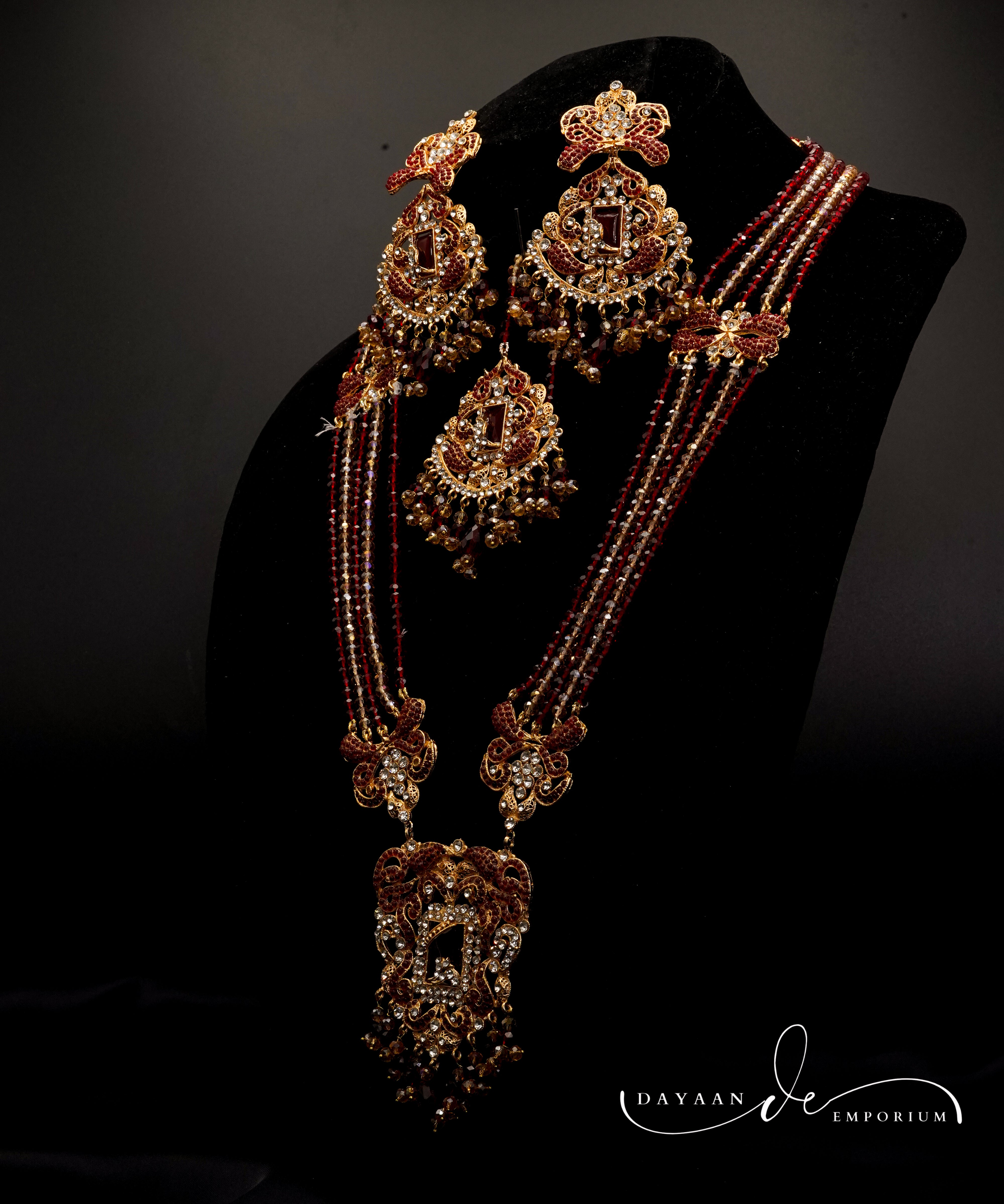 Complete Bridal Necklace Set JS-42