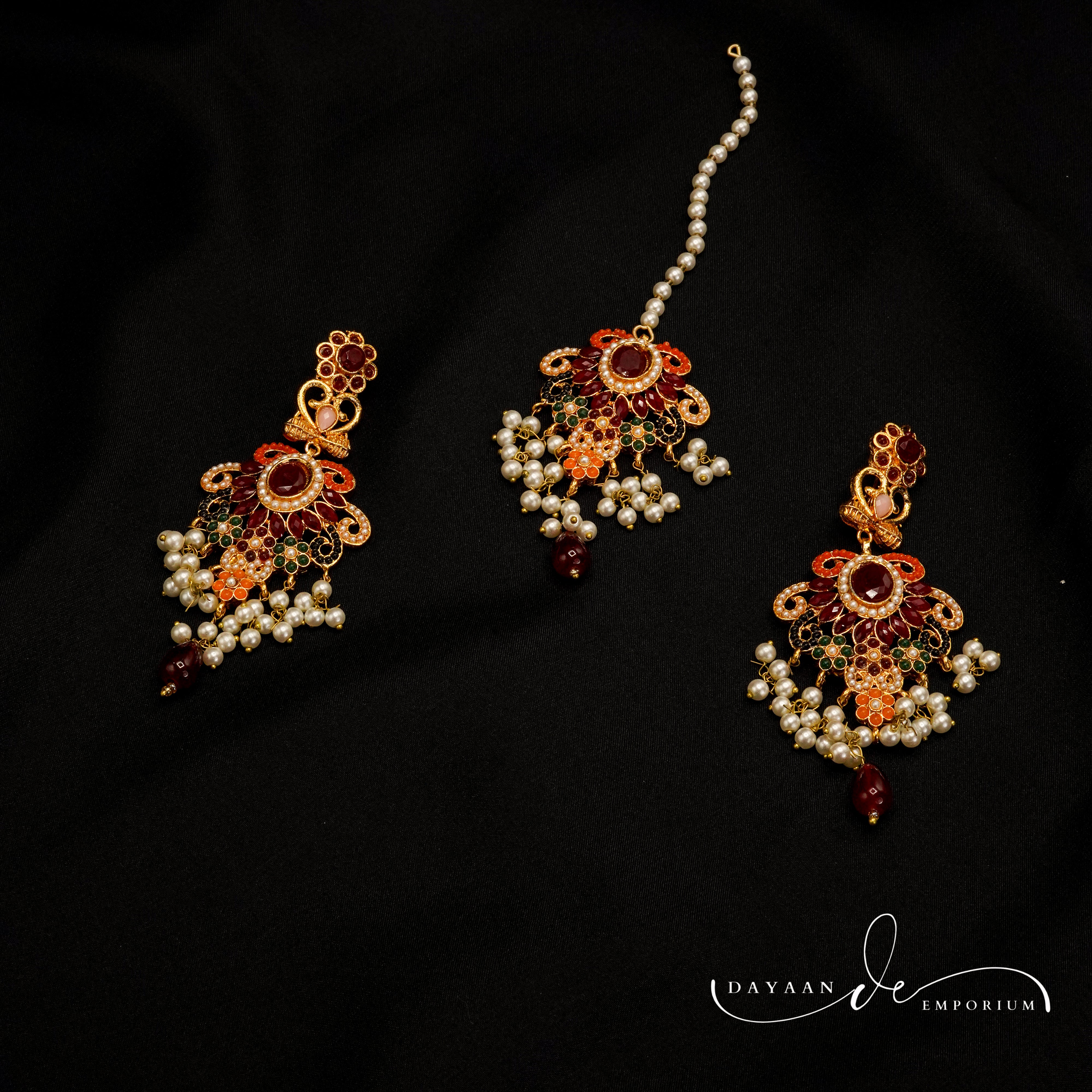 Complete Bridal Necklace Set  JS-54