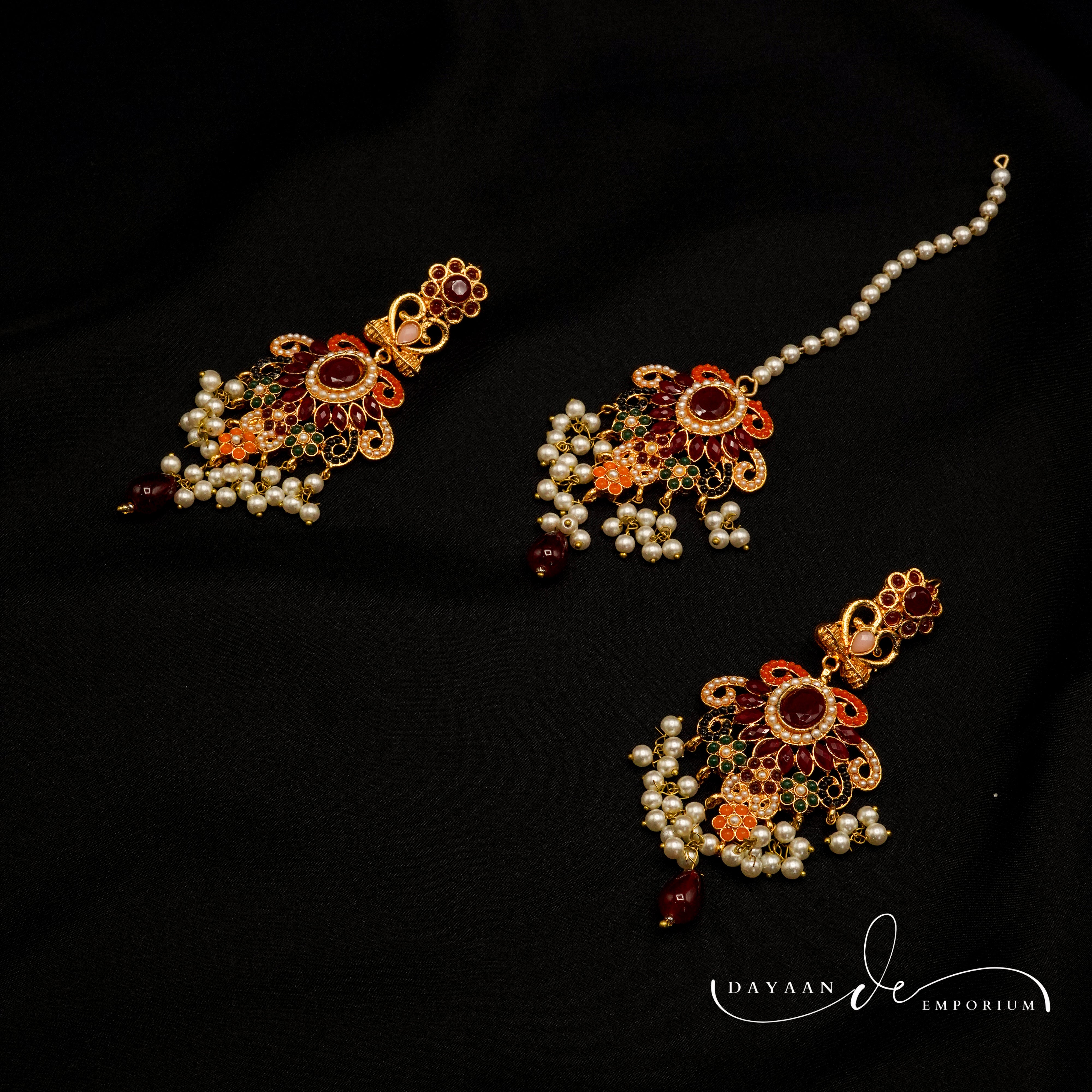 Complete Bridal Necklace Set  JS-54