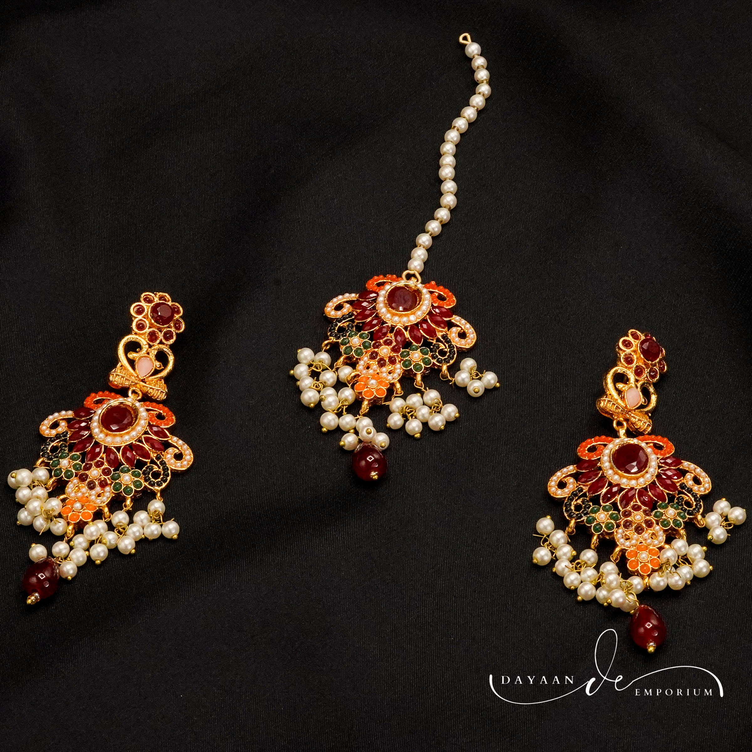 Complete Bridal Necklace Set  JS-54