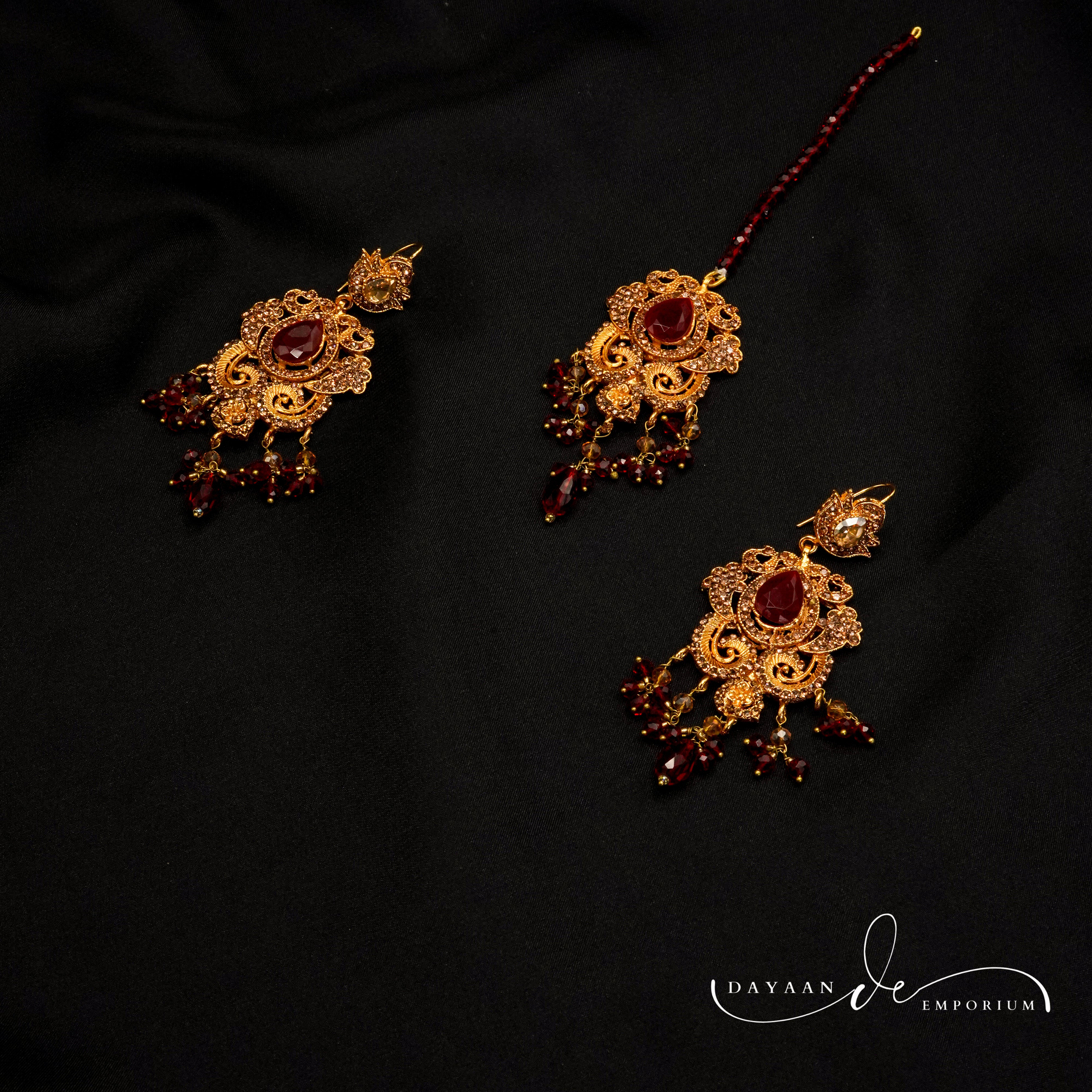 Complete Bridal Necklace Set JS-56