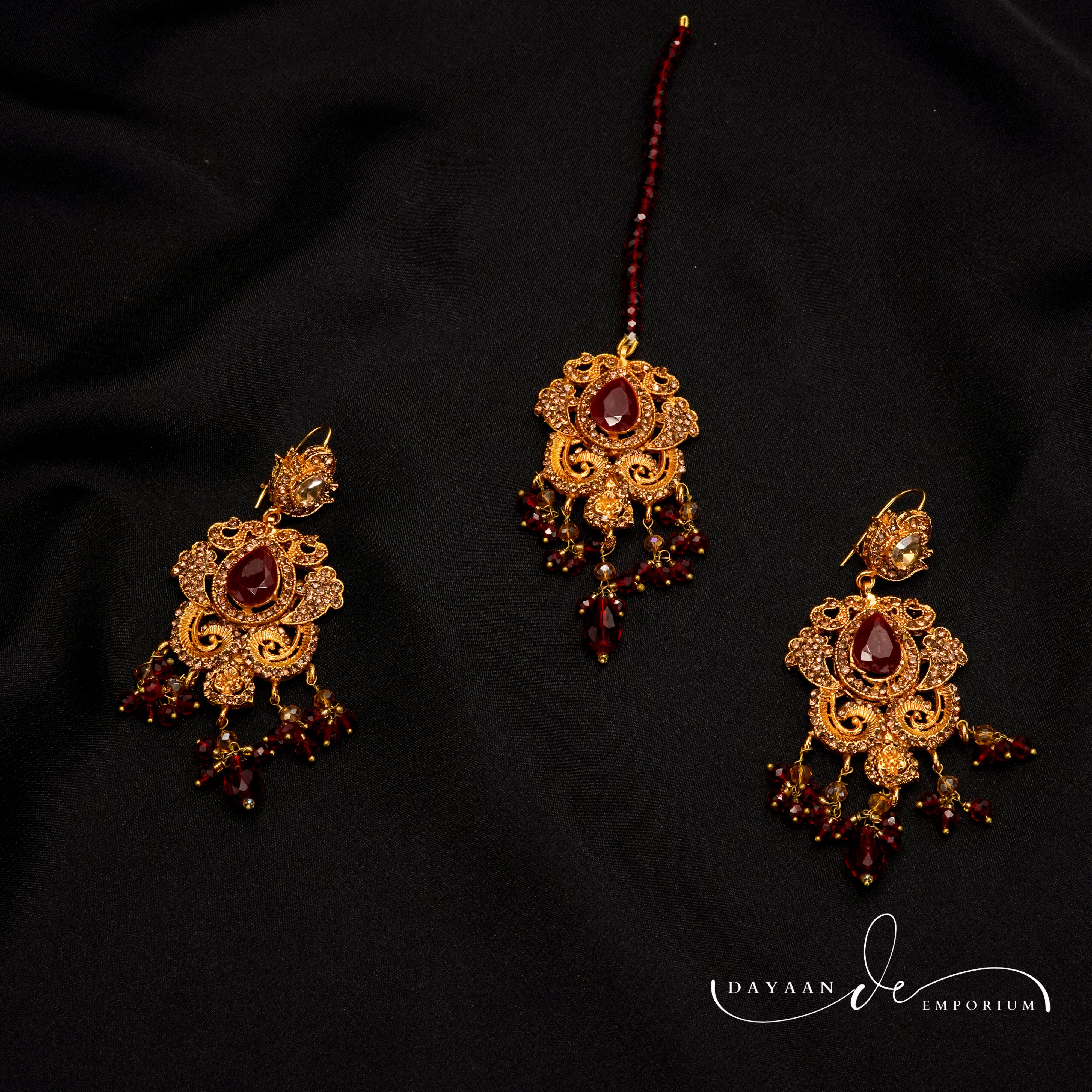 Complete Bridal Necklace Set JS-56