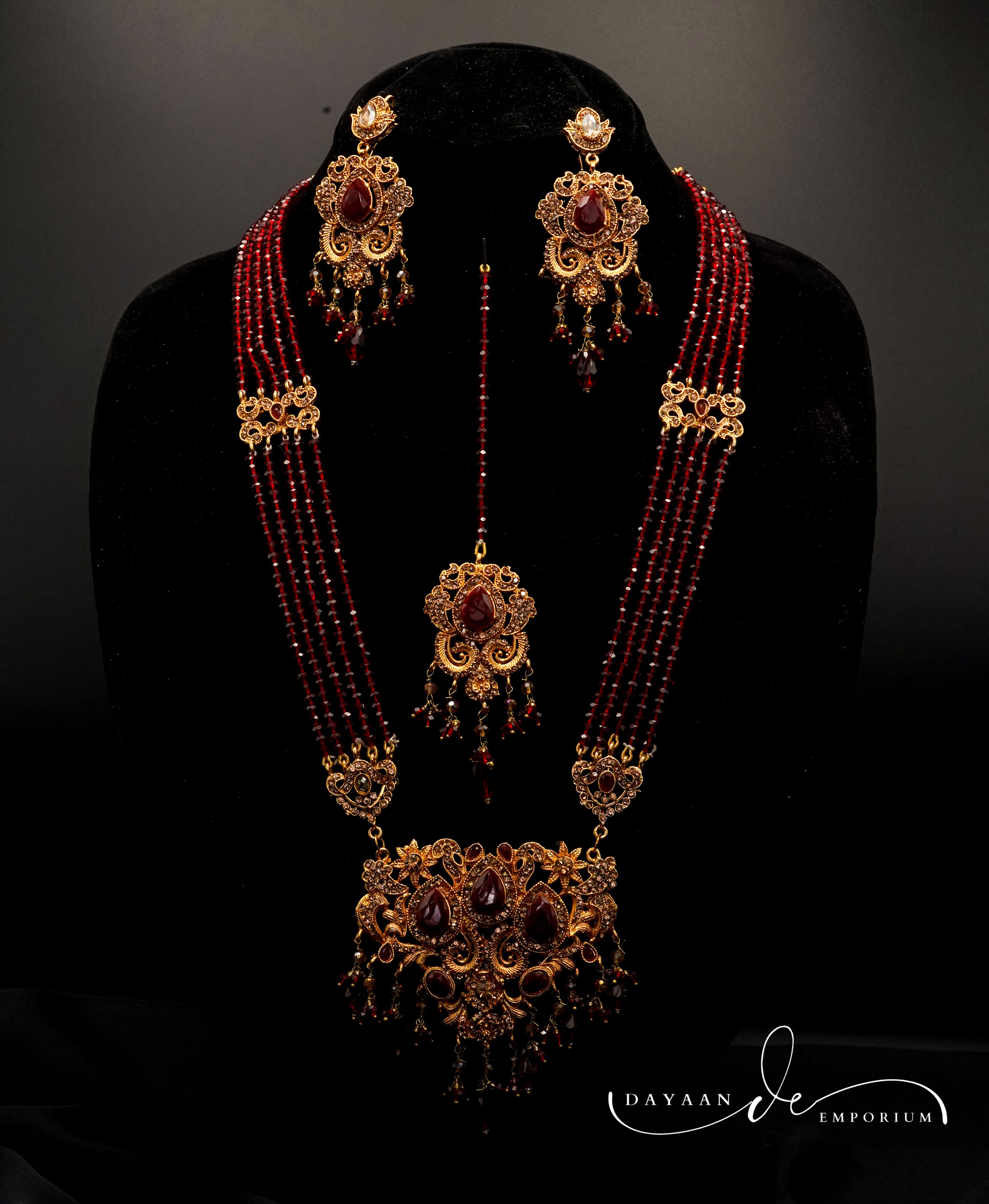 Complete Bridal Necklace Set JS-56