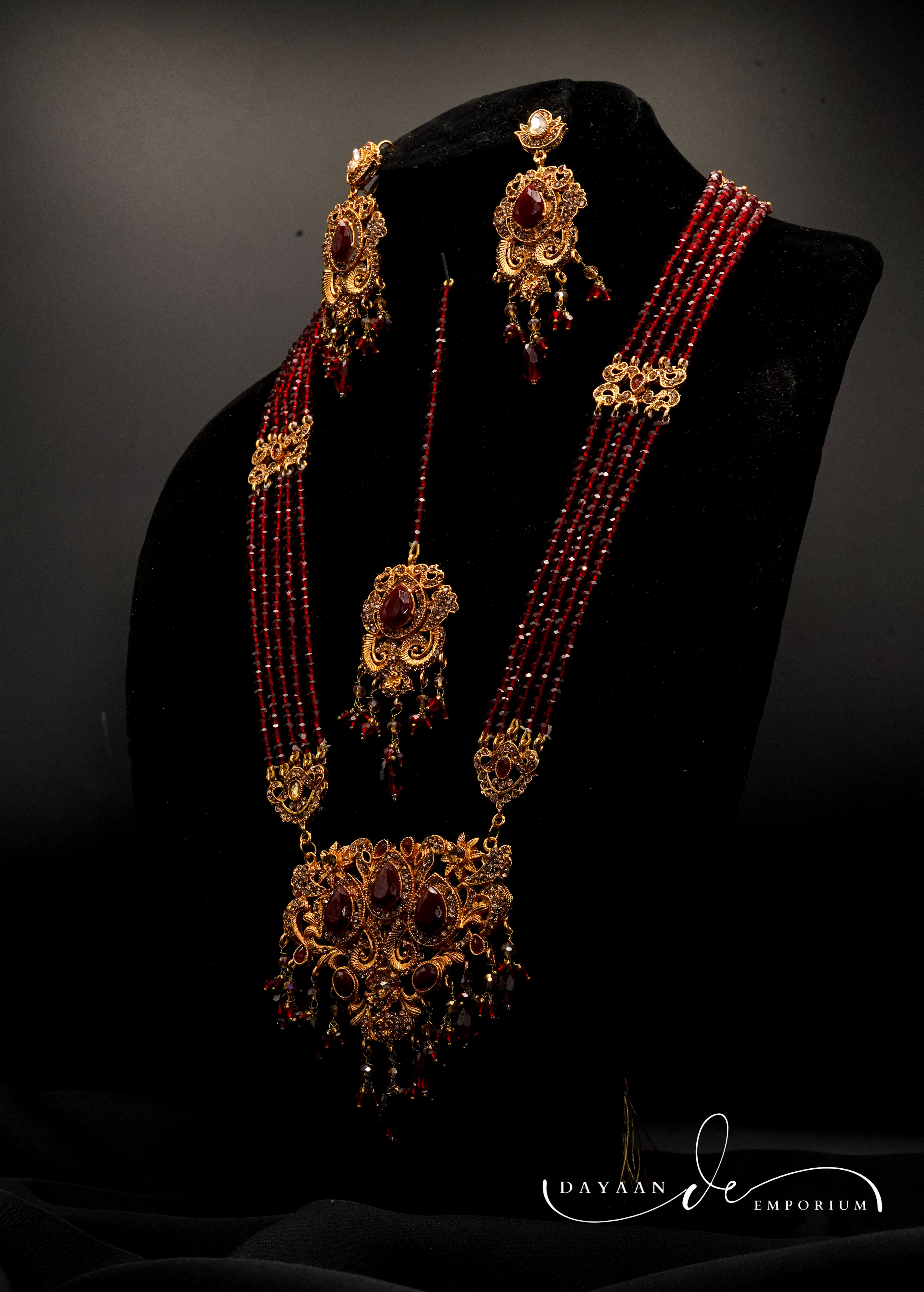 Complete Bridal Necklace Set JS-56