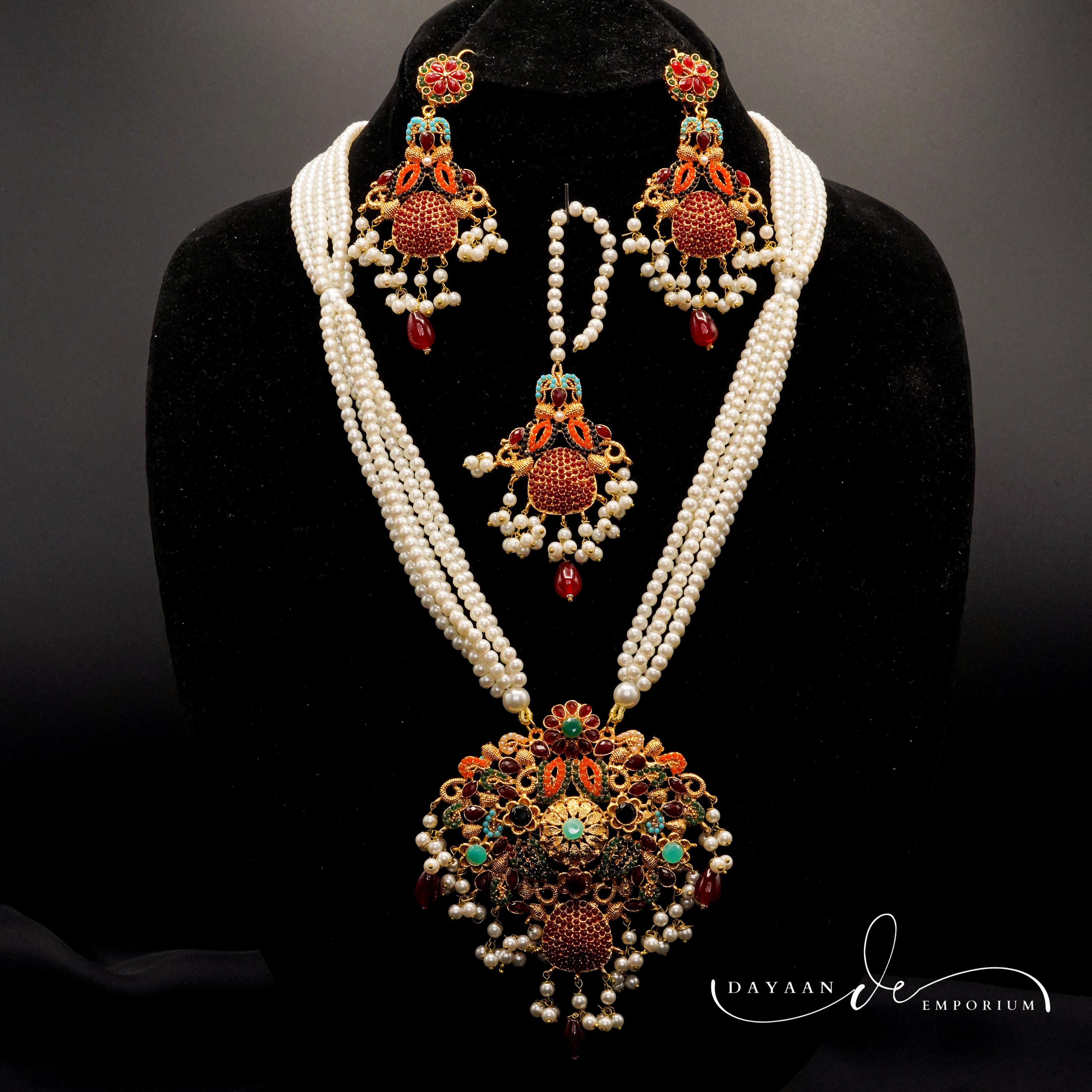 Complete Bridal Necklace Set JS-55