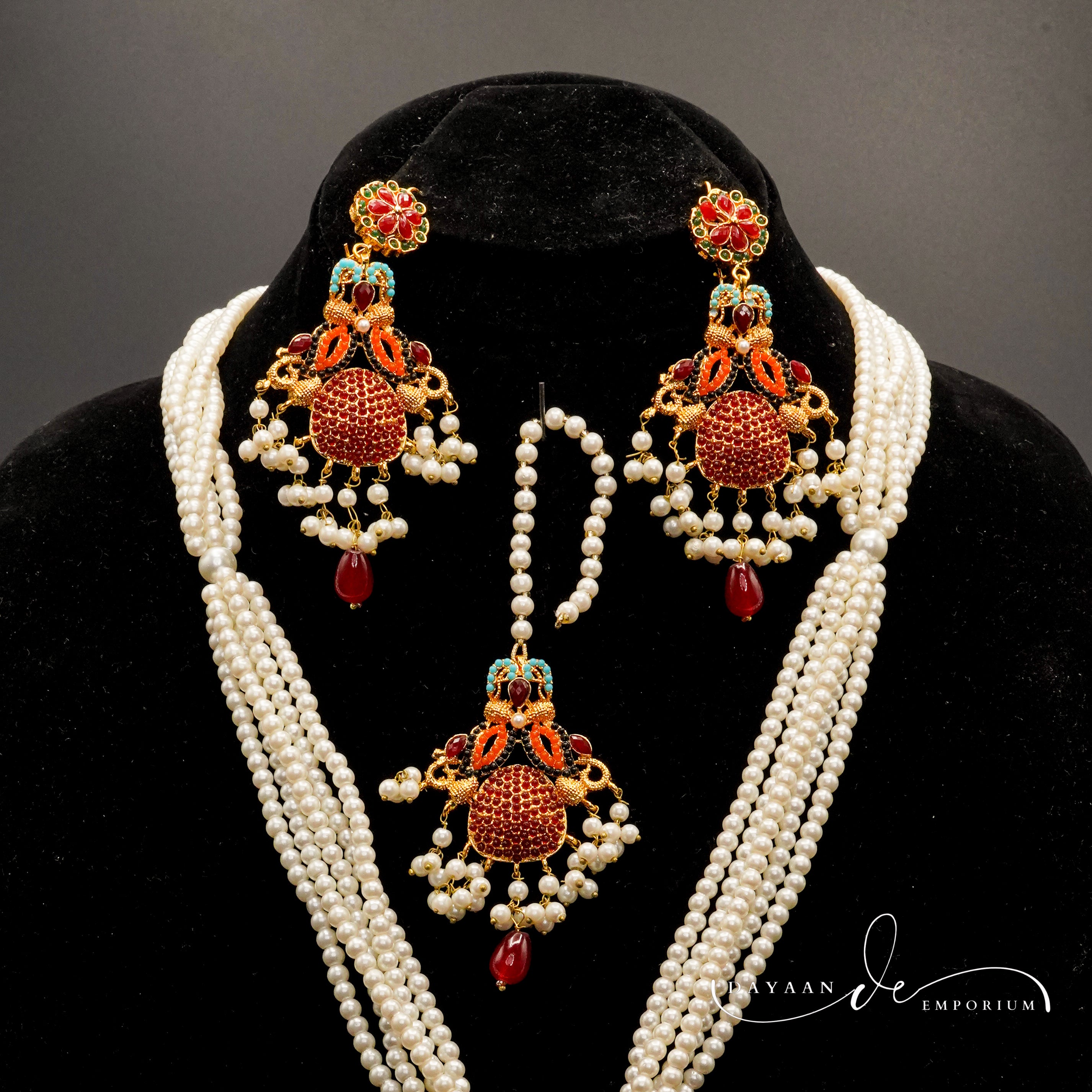 Complete Bridal Necklace Set JS-55