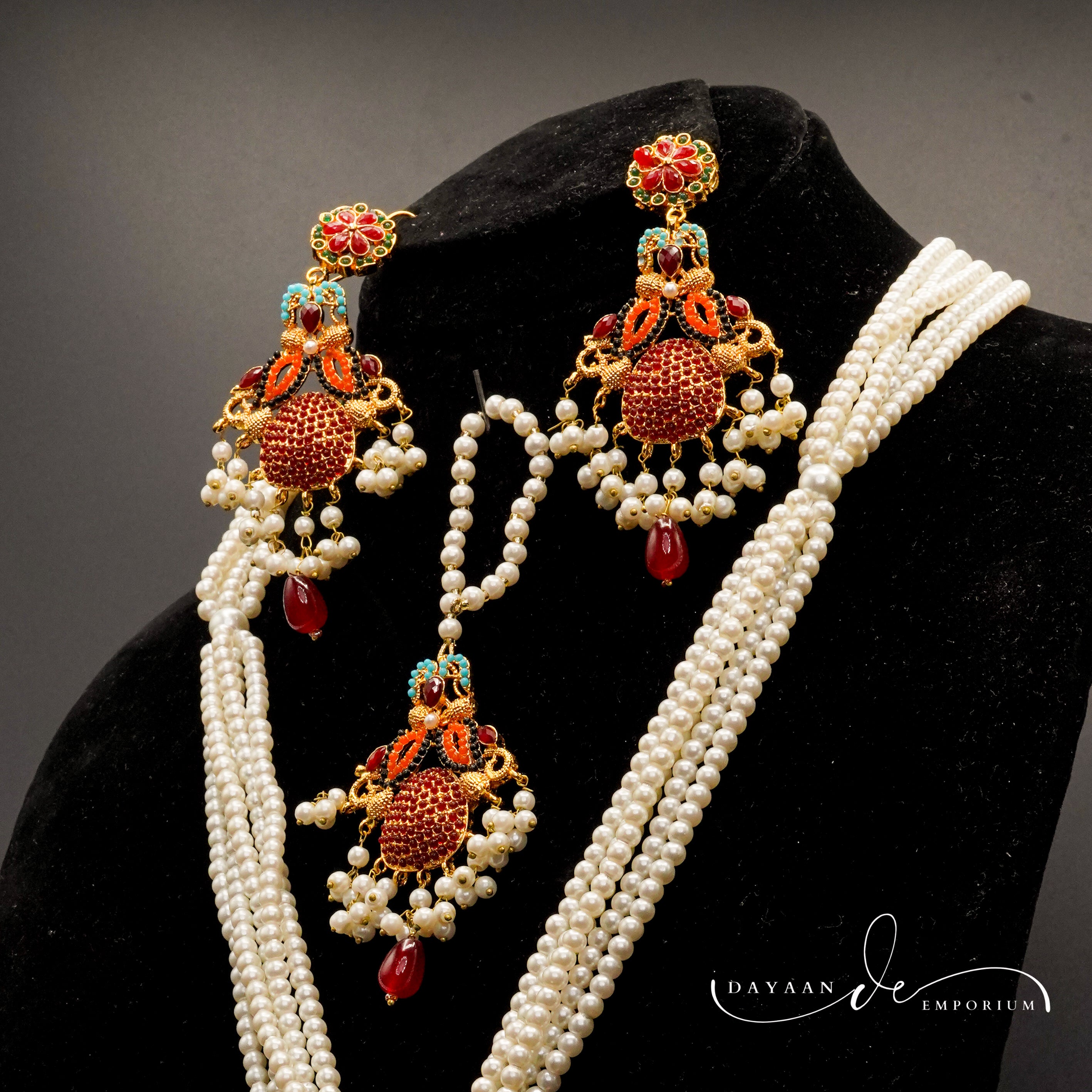 Complete Bridal Necklace Set JS-55