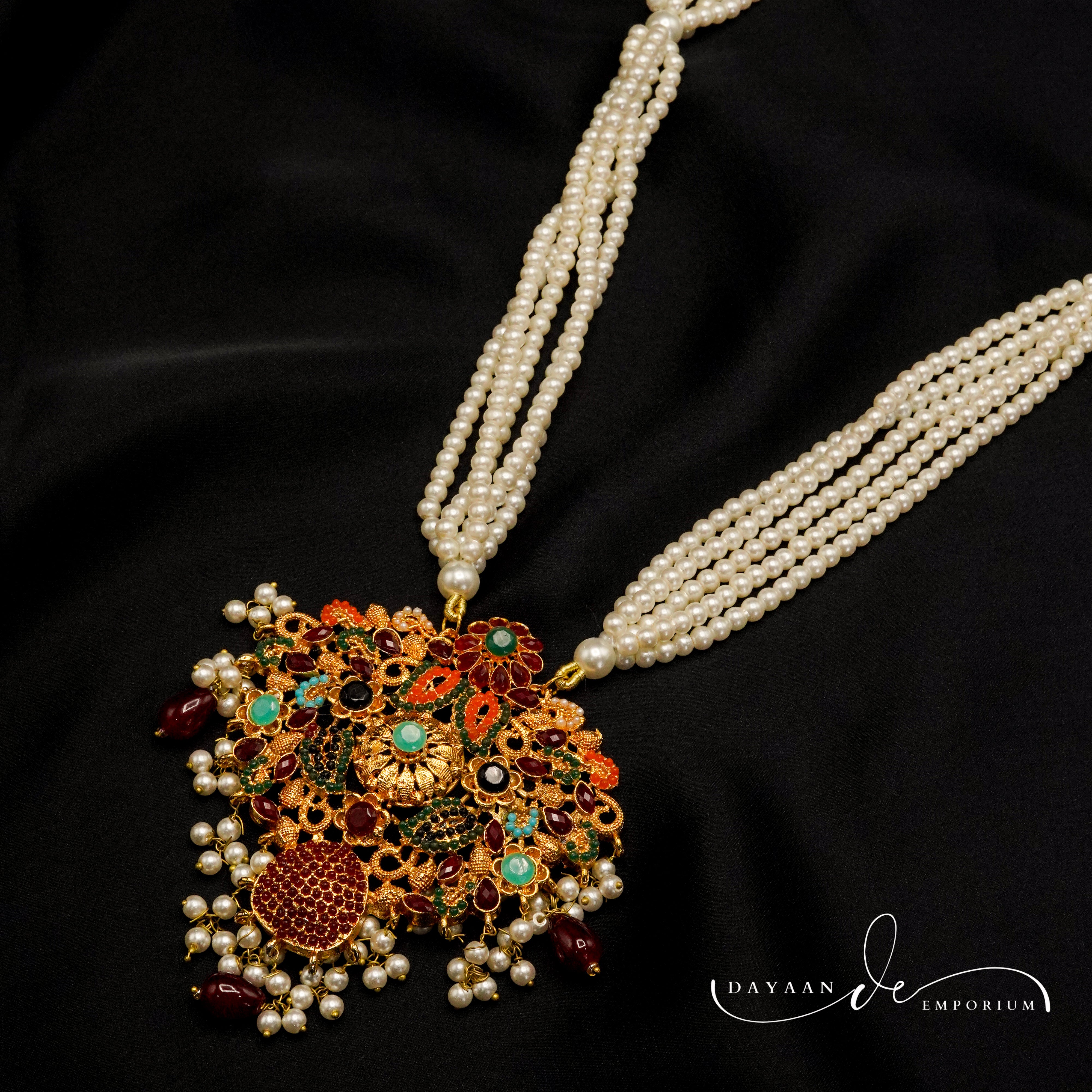 Complete Bridal Necklace Set JS-55