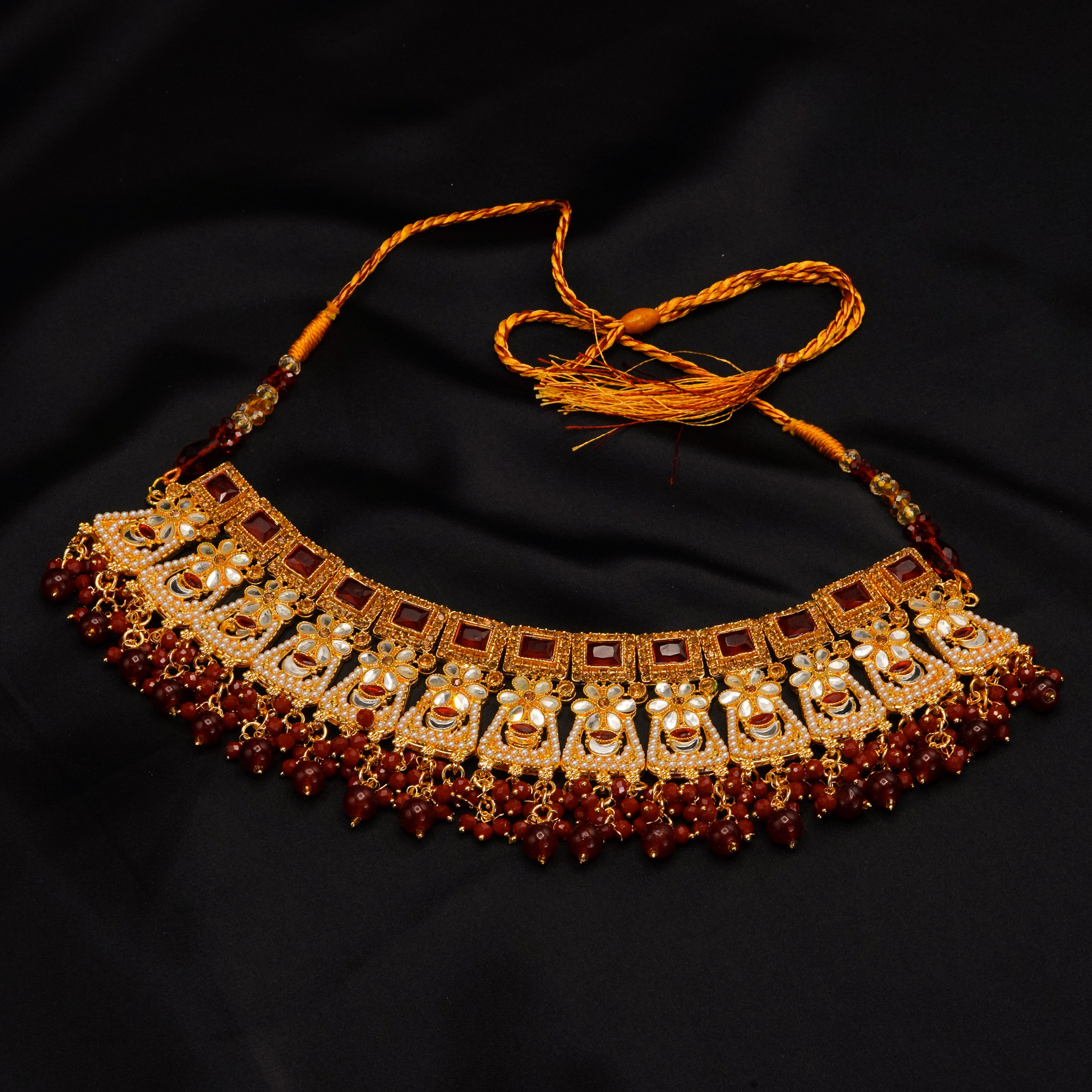 Choker Bridal Necklace Set JS-13